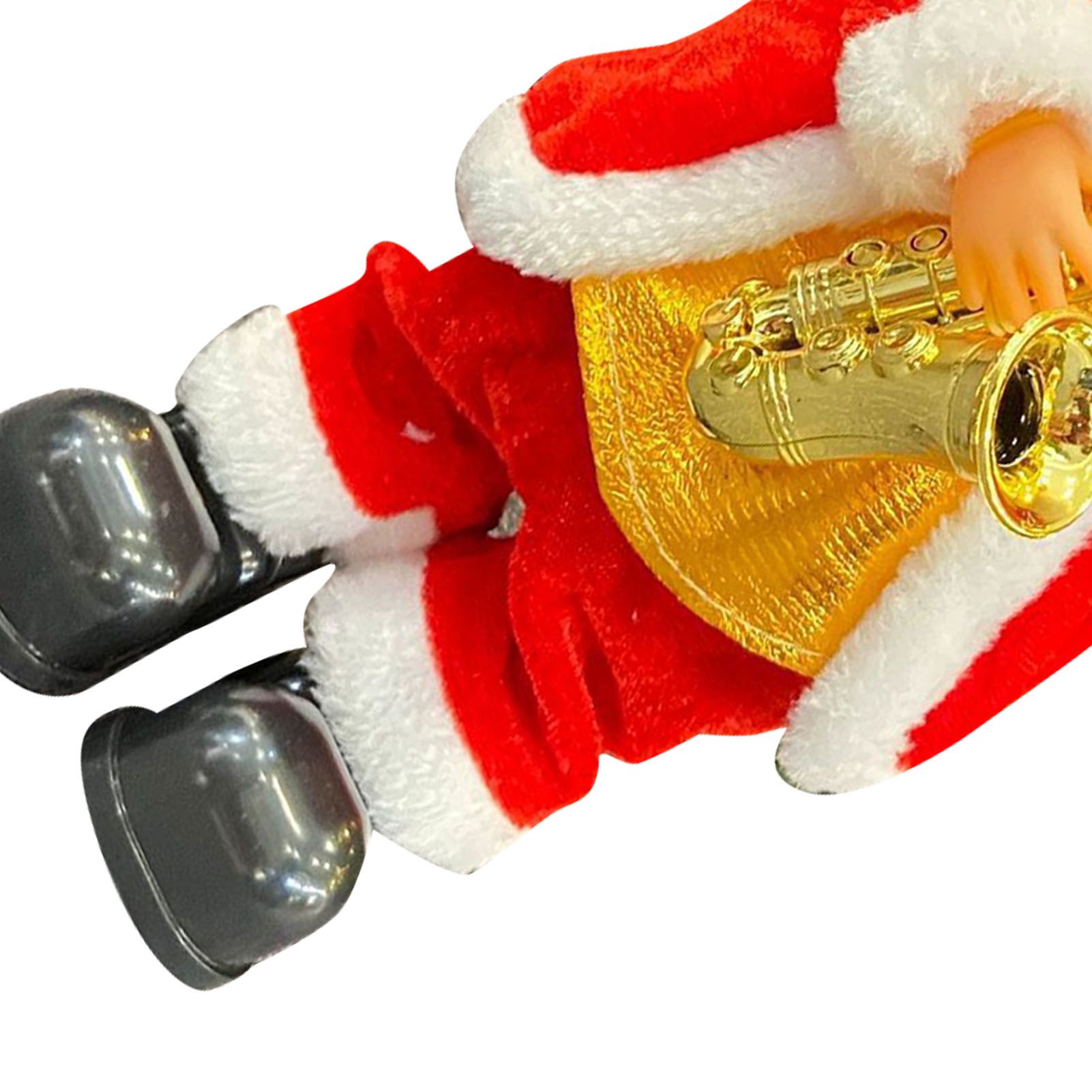 Electric Singing Dancing Santa Musical Figure Decoration Battery Operated Xmas view 5