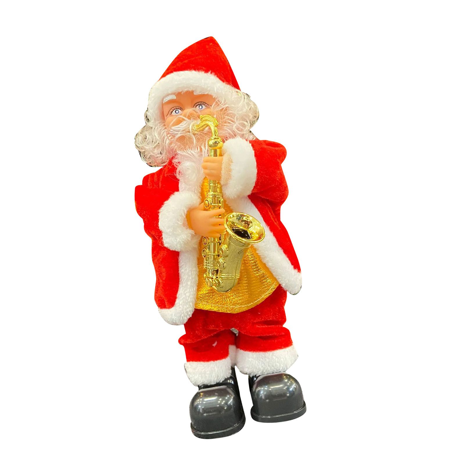 Electric Singing Dancing Santa Musical Figure Decoration Battery Operated Xmas view 8