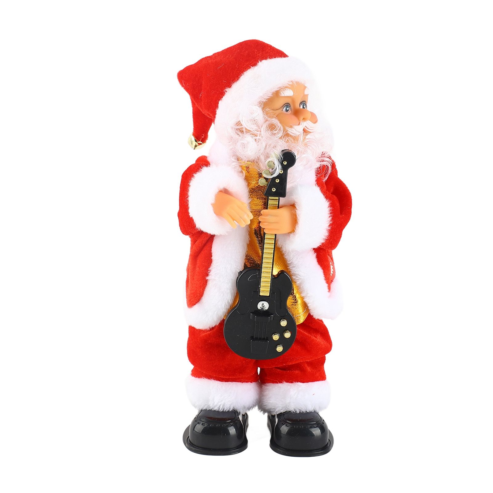 Electric Singing Dancing Santa Musical Figure Decoration Battery Operated Xmas view 2
