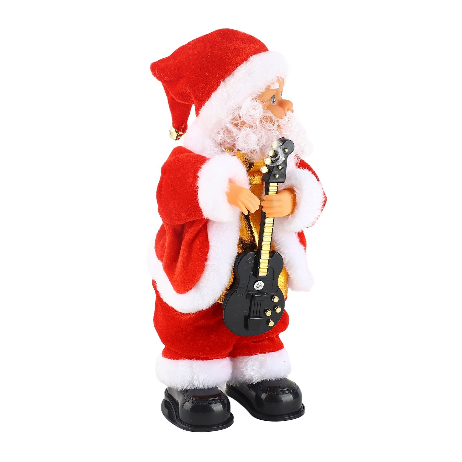 Electric Singing Dancing Santa Musical Figure Decoration Battery Operated Xmas view 6