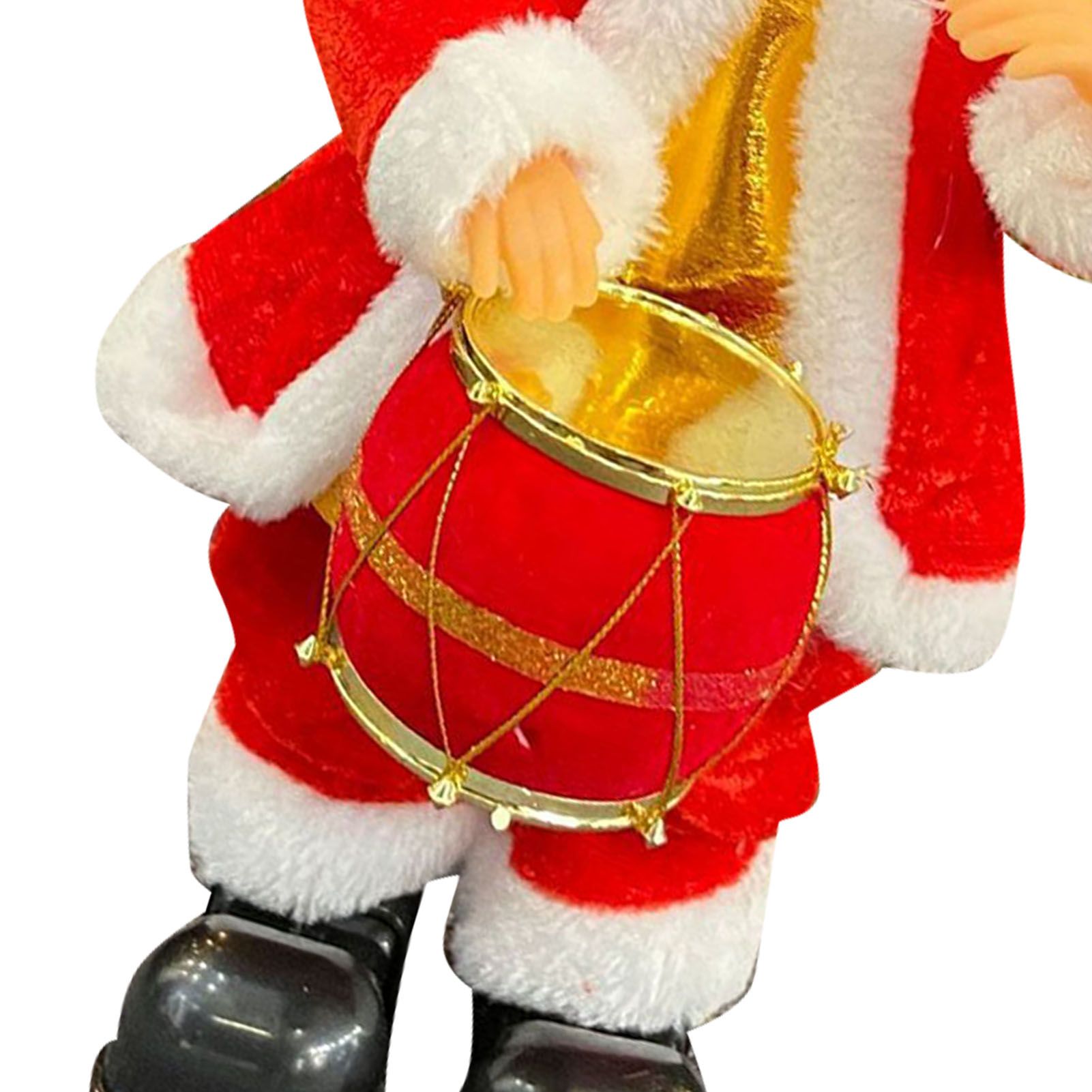 Electric Singing Dancing Santa Musical Figure Decoration Battery Operated Xmas view 2
