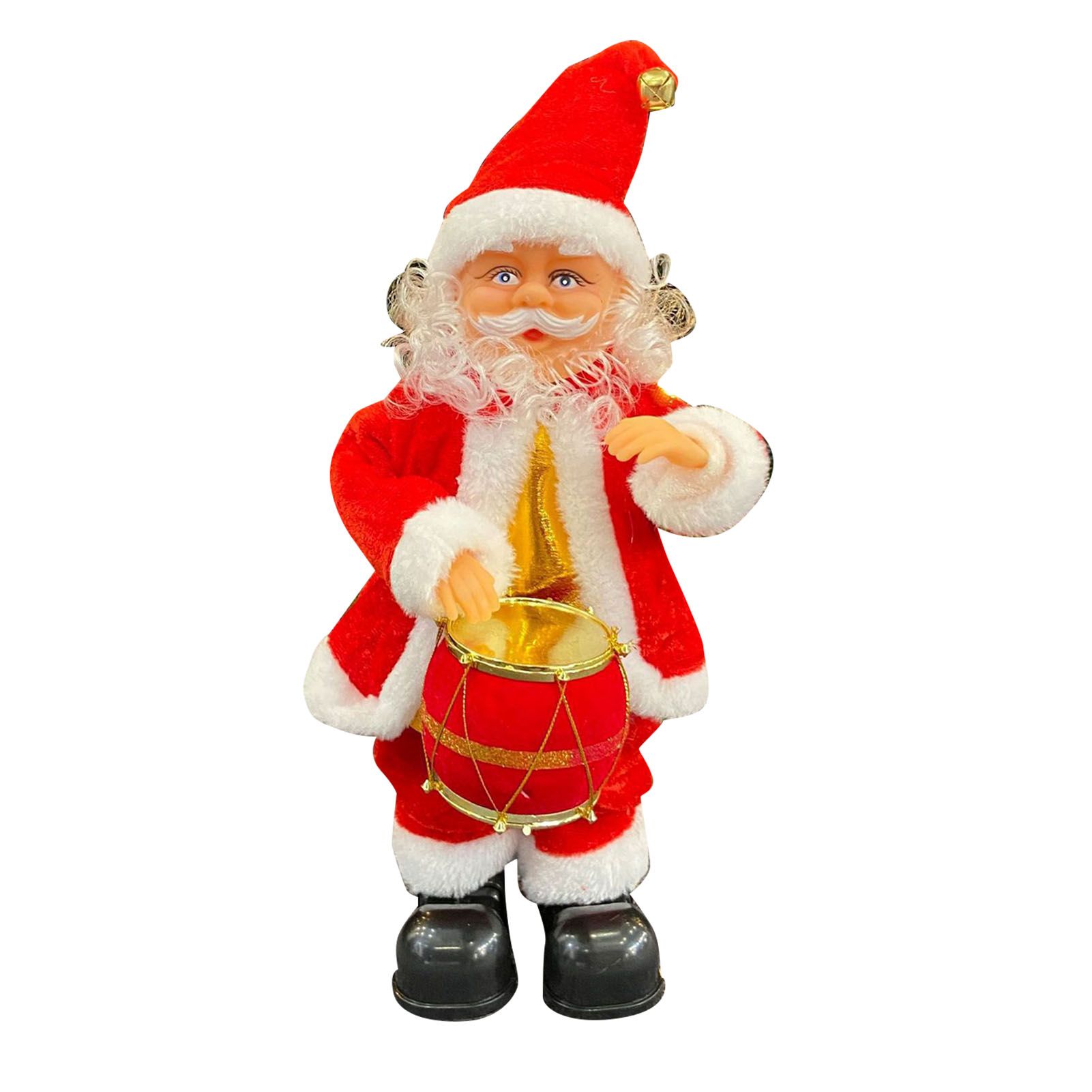 Electric Singing Dancing Santa Musical Figure Decoration Battery Operated Xmas view 3