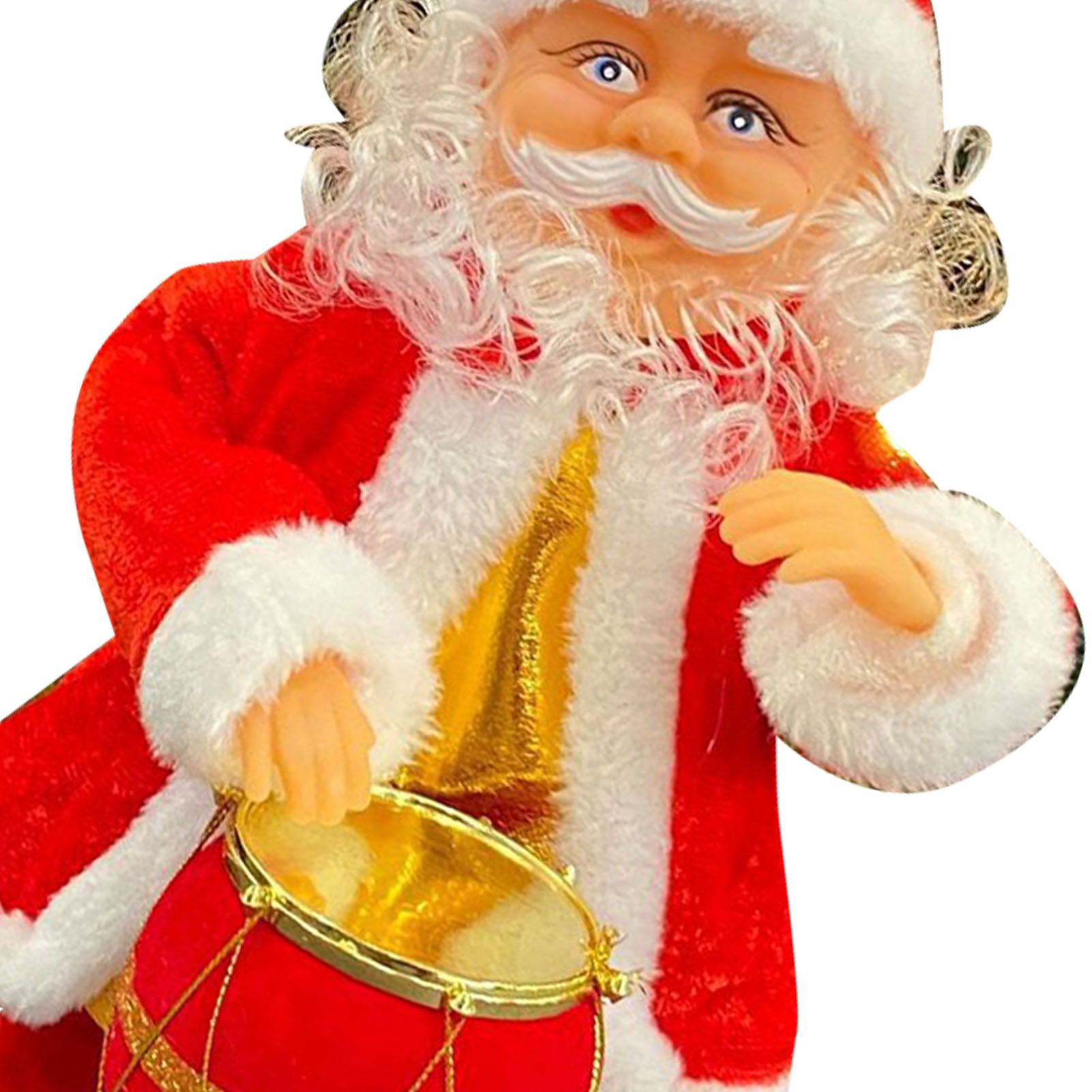 Electric Singing Dancing Santa Musical Figure Decoration Battery Operated Xmas view 5