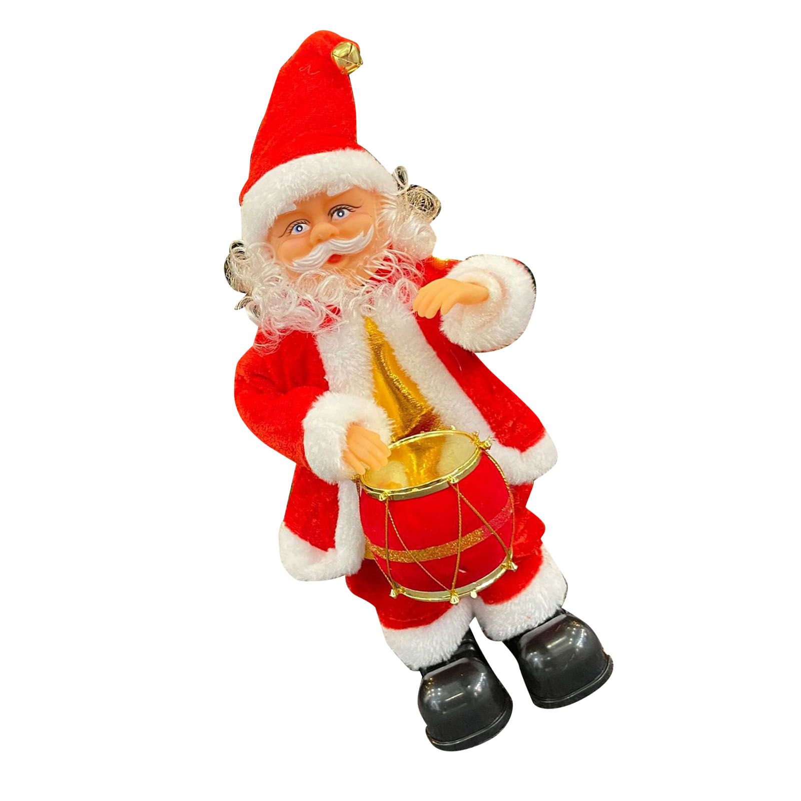 Electric Singing Dancing Santa Musical Figure Decoration Battery Operated Xmas view 6