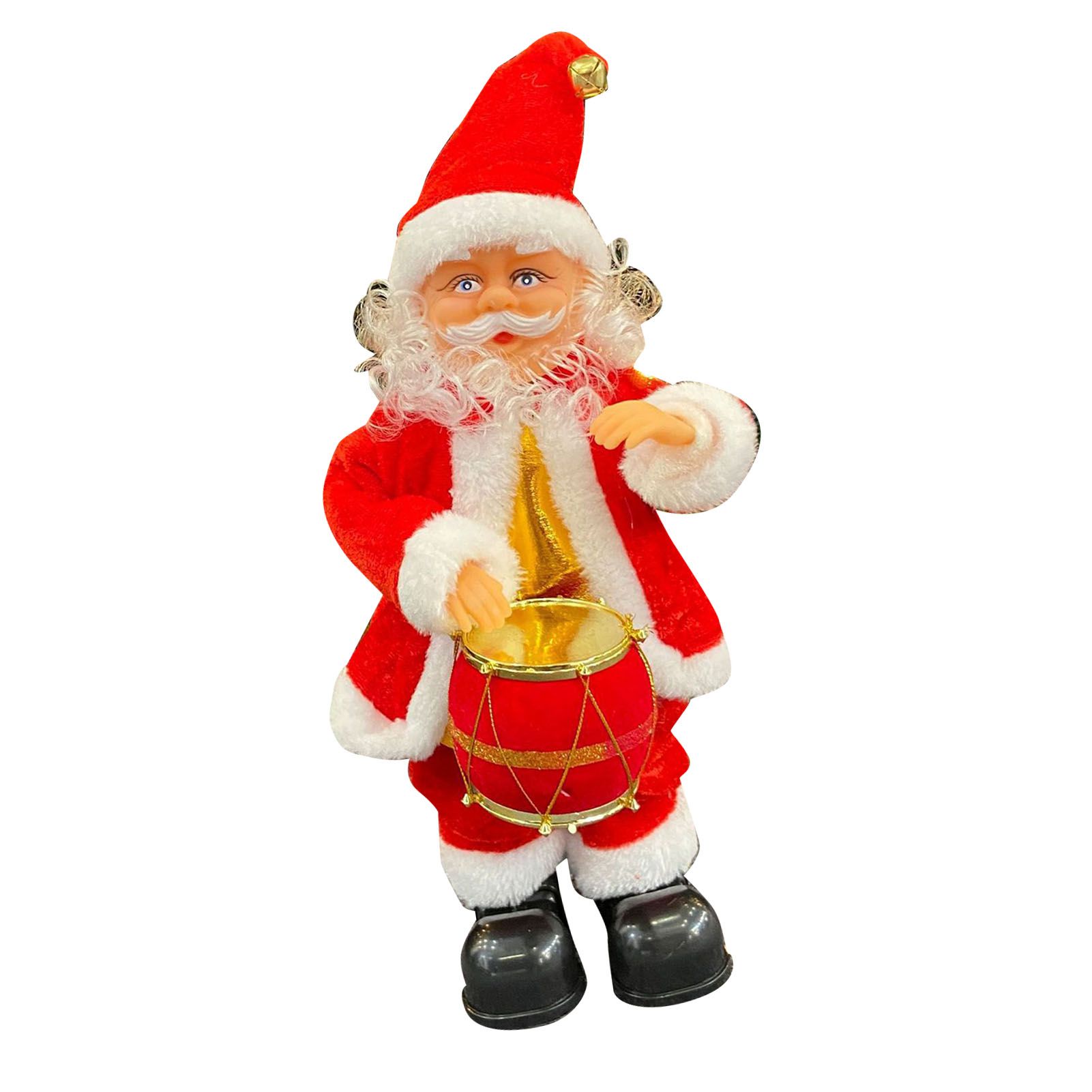Electric Singing Dancing Santa Musical Figure Decoration Battery Operated Xmas view 8