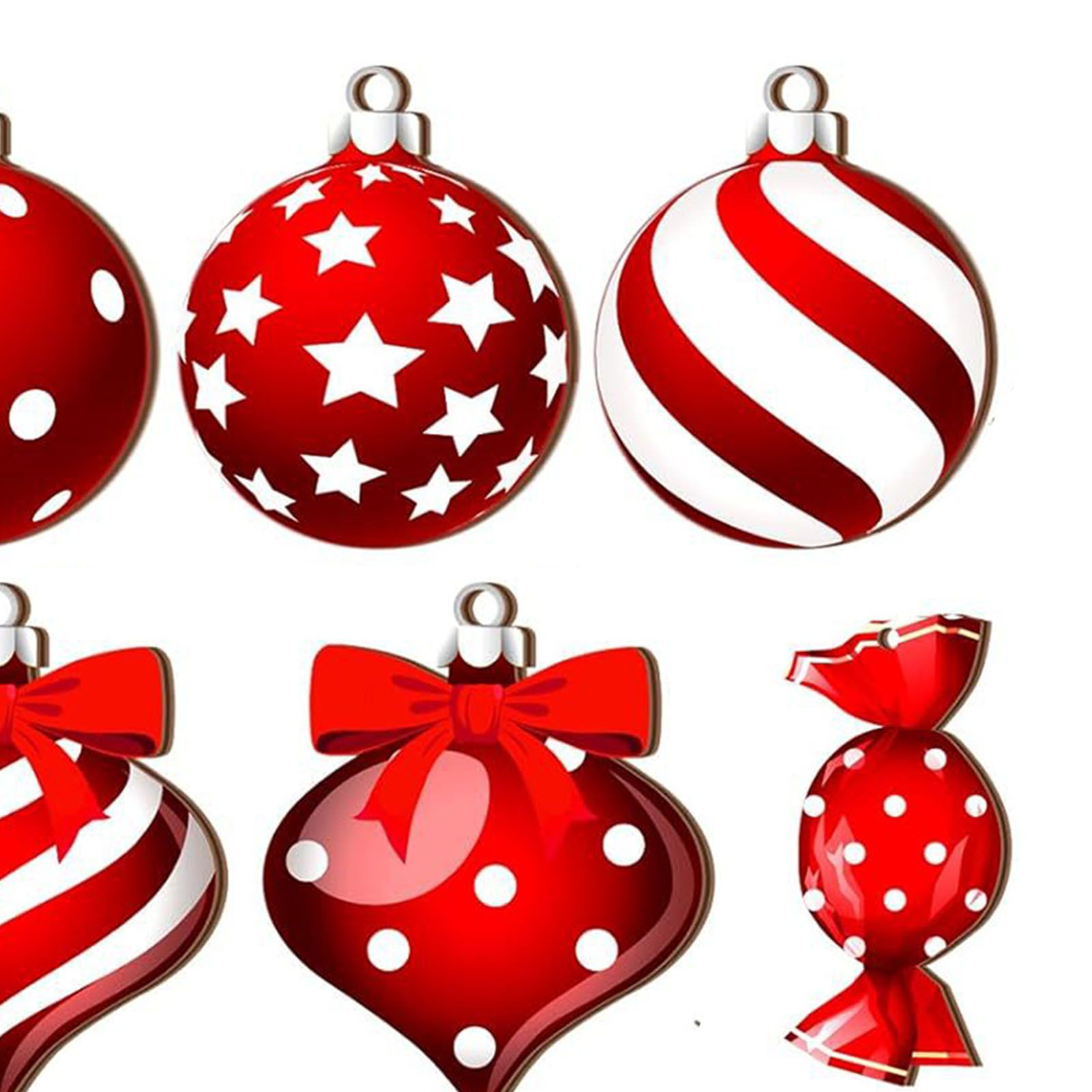 36Pcs Xmas Tree Ornament Plywood Enhanced Ambience Cute Look Xmas Tree Hanging view 2