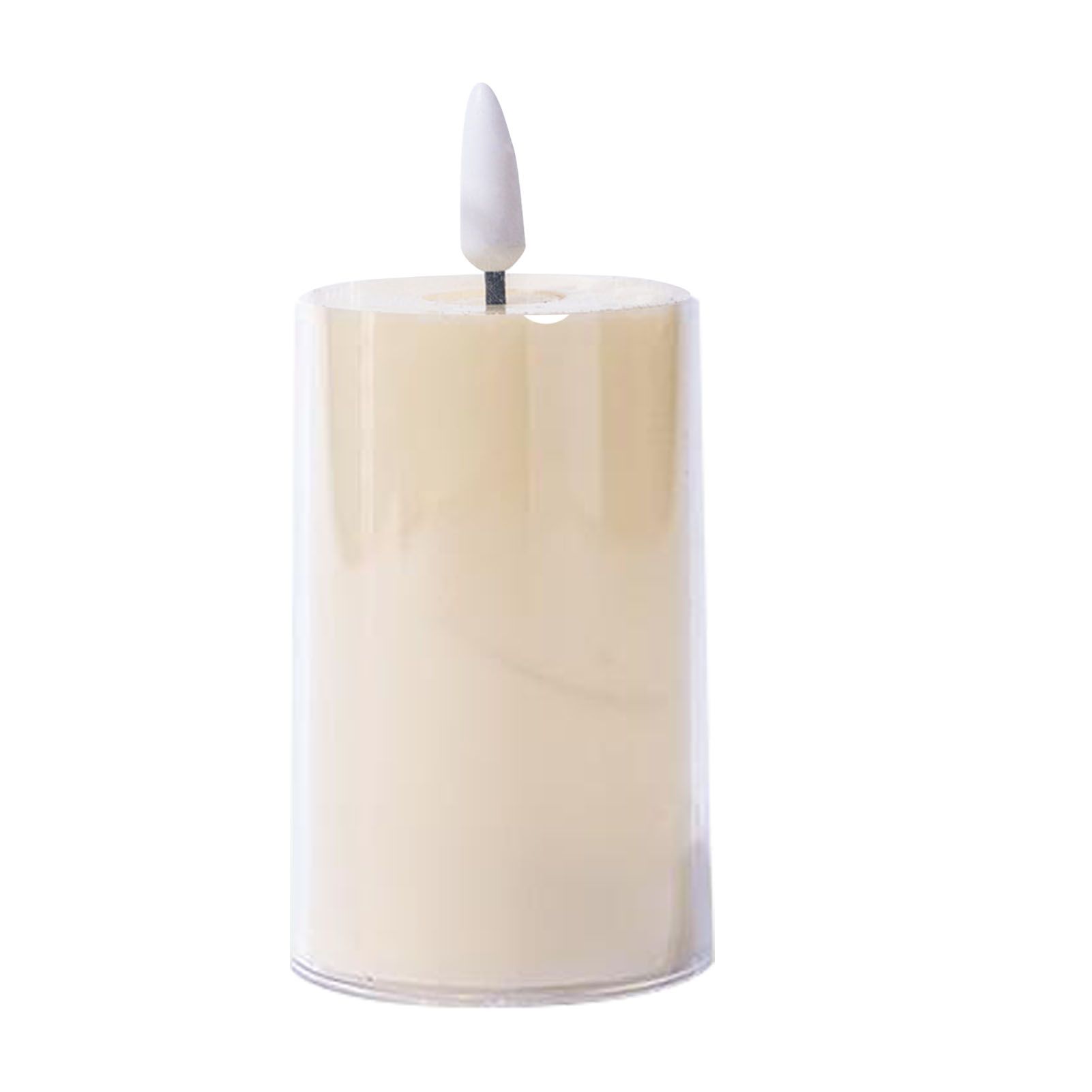 3PCS Flameless LED Candles PP Electric Fake LED Pillar Candle for Wedding view 3
