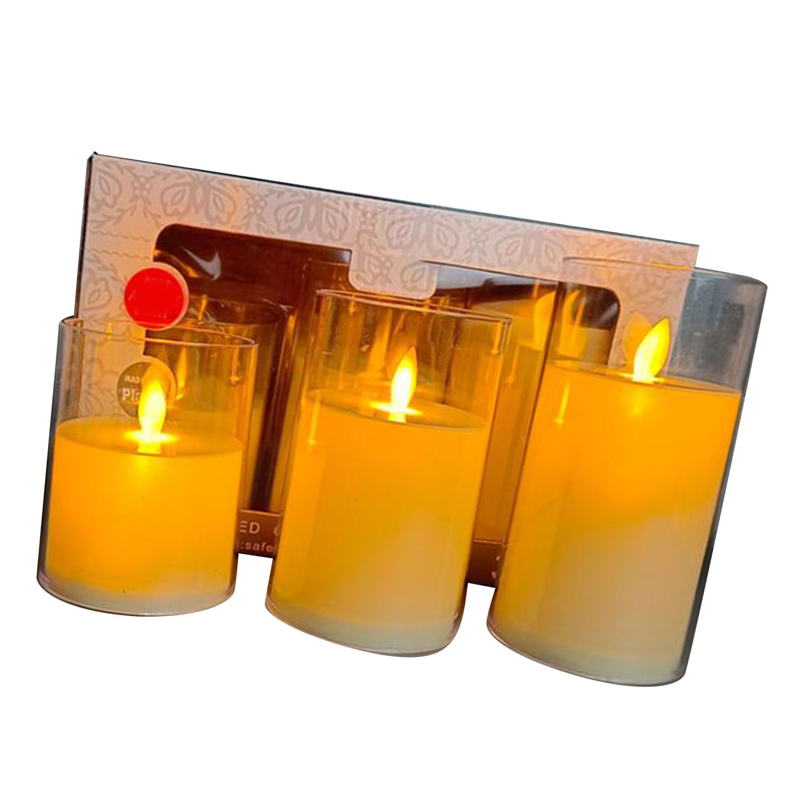 3PCS Flameless LED Candles Electronic Candle Light for Wedding Table Festival view 4
