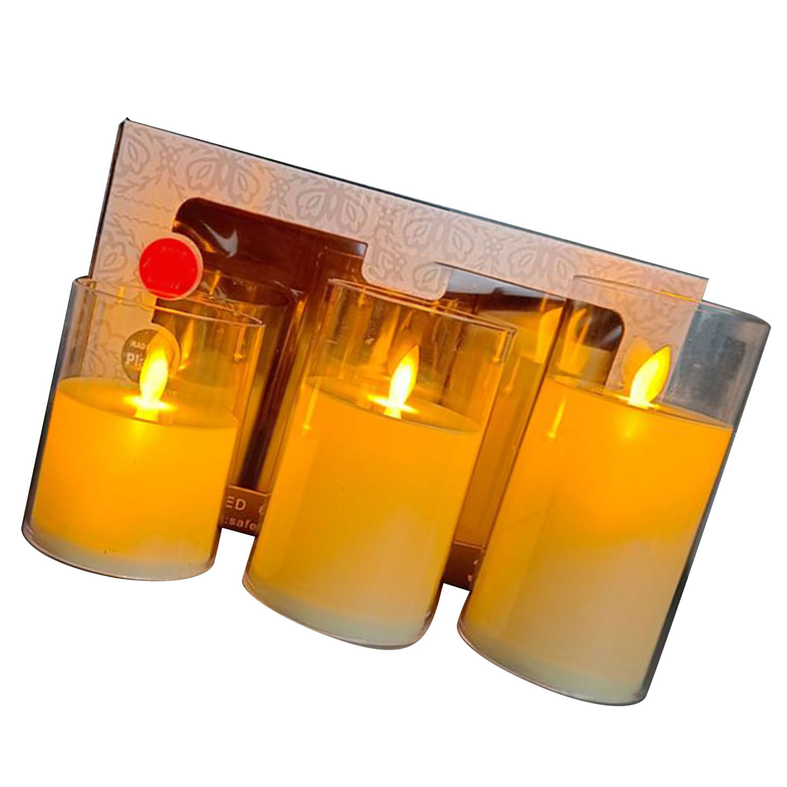 3PCS Flameless LED Candles Electronic Candle Light for Wedding Table Festival view 6