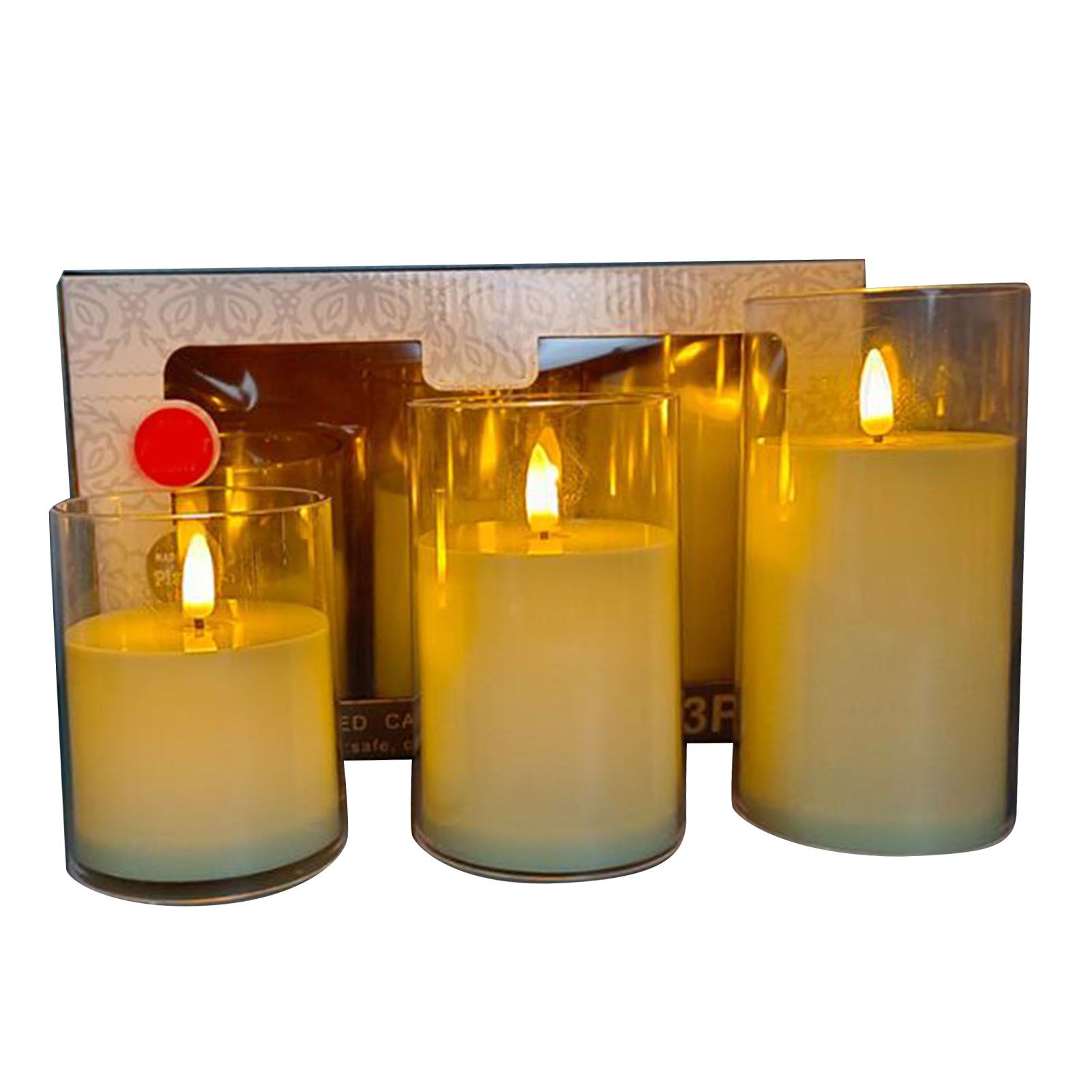 3PCS Flameless LED Candles Electronic Candle Light for Wedding Table Festival view 2