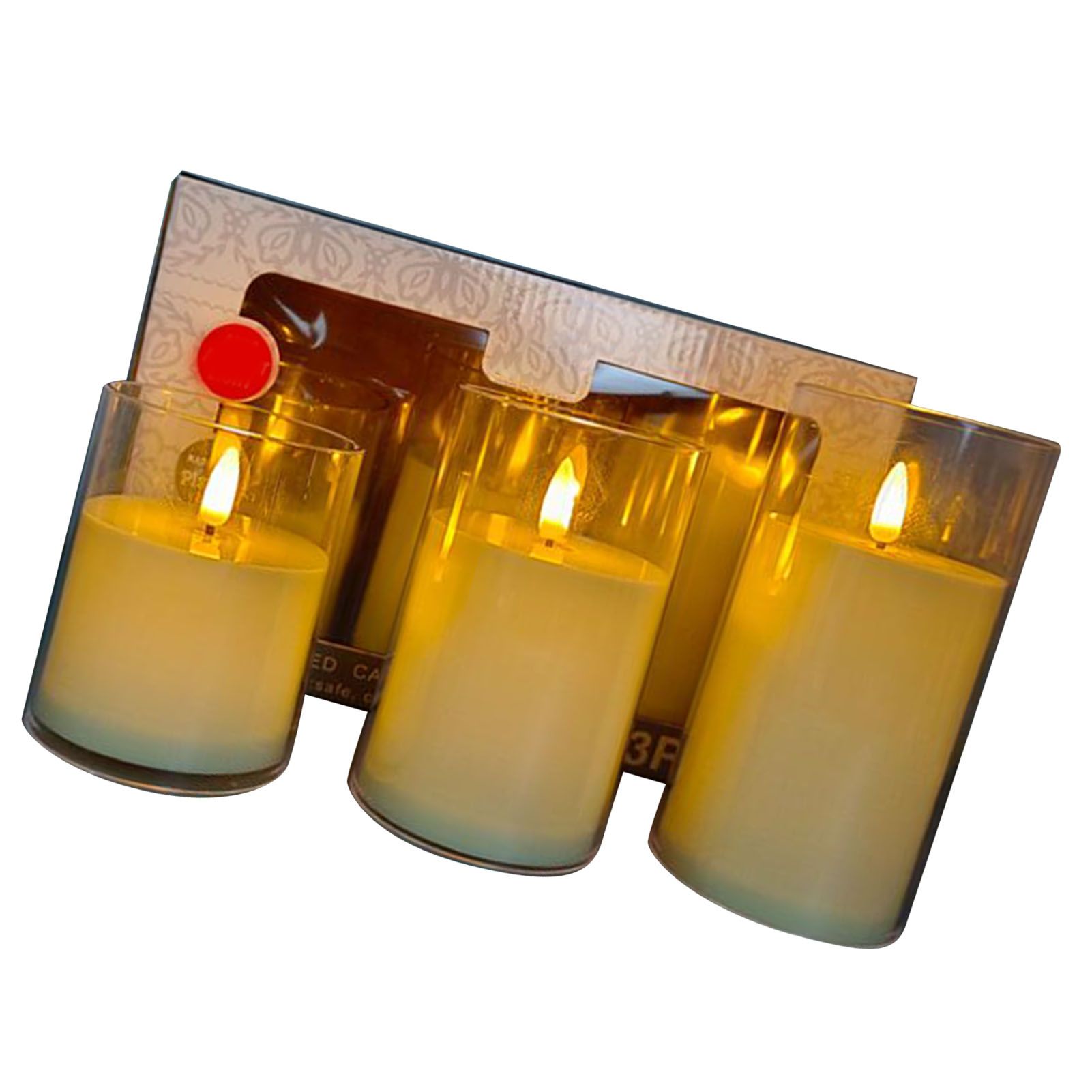 3PCS Flameless LED Candles Electronic Candle Light for Wedding Table Festival view 4