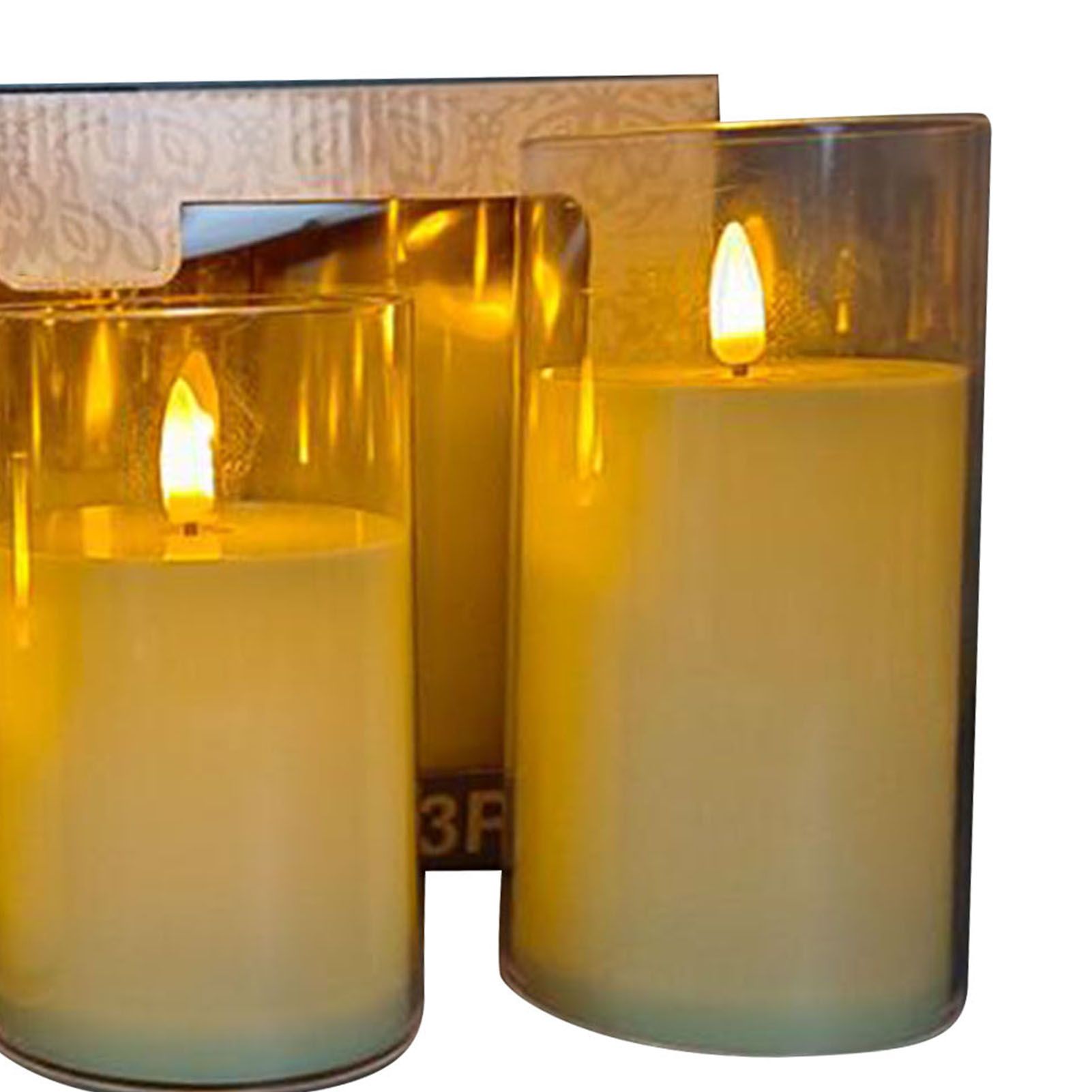 3PCS Flameless LED Candles Electronic Candle Light for Wedding Table Festival view 5