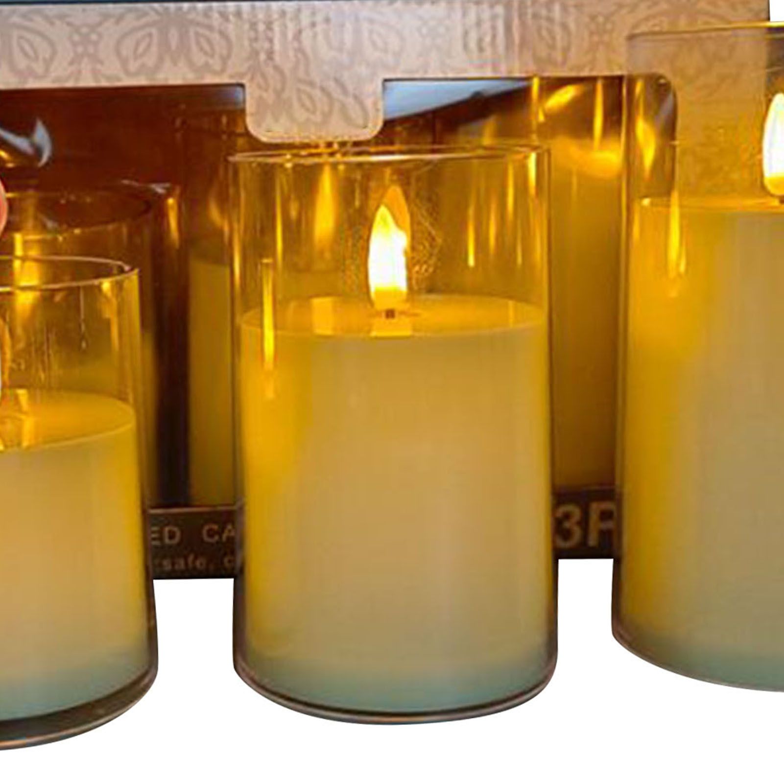 3PCS Flameless LED Candles Electronic Candle Light for Wedding Table Festival view 6