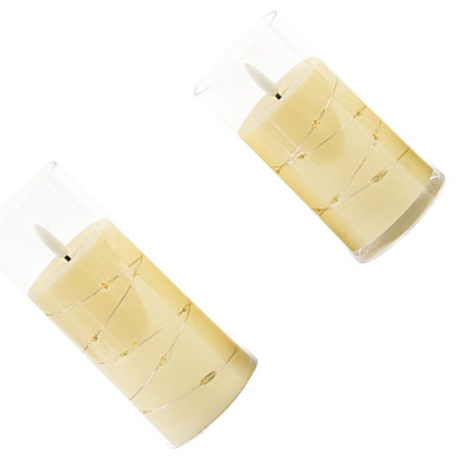 3PCS Flameless Candle LED Realistic PP Battery Operated Electric Candle for view 7