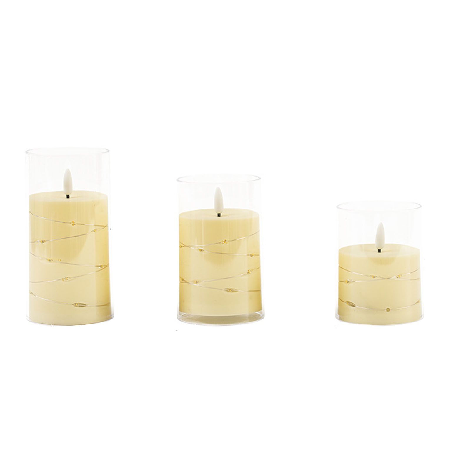 3PCS LED Electronic Candles Decoration Candle Lamp Props for Music Concert view 3