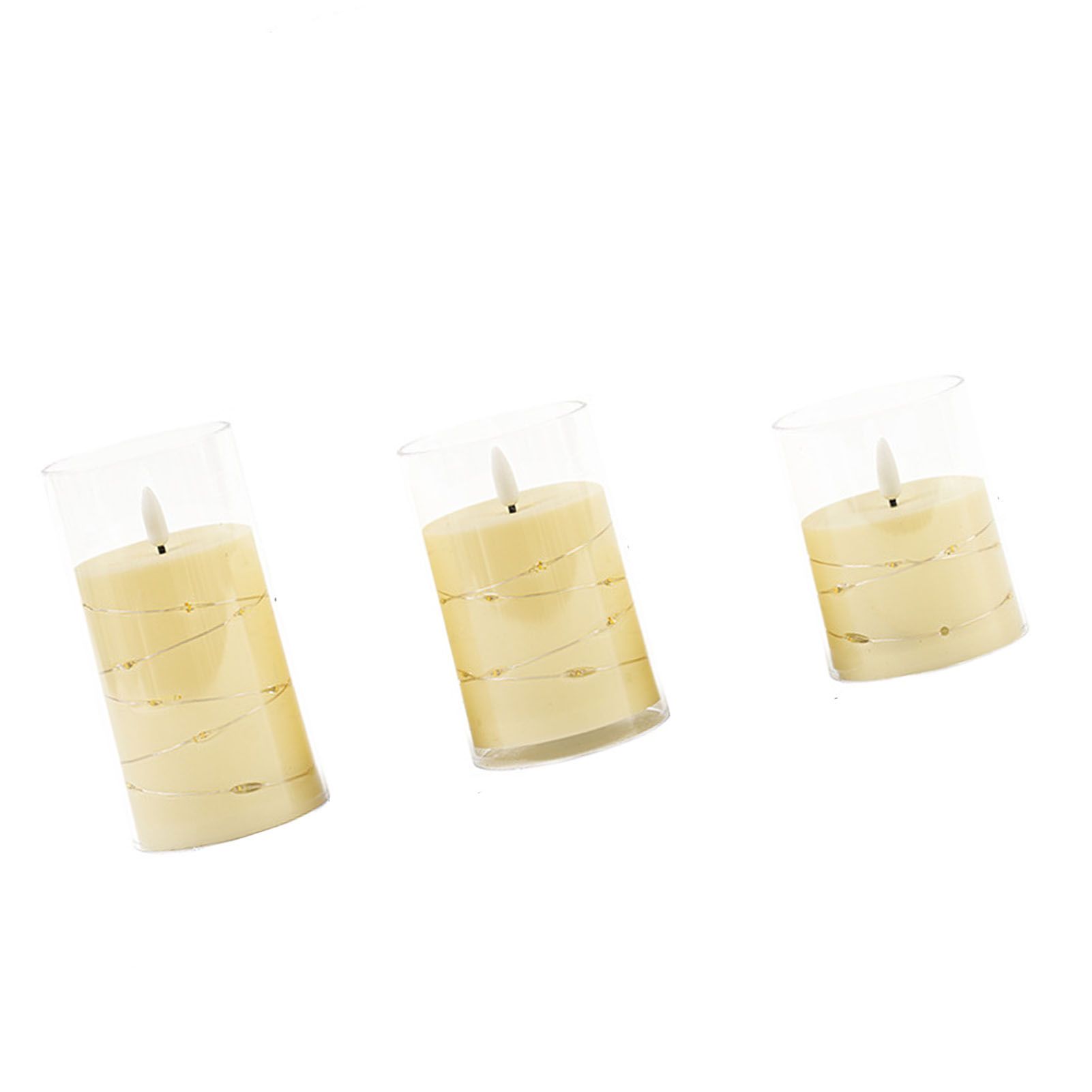3PCS LED Electronic Candles Decoration Candle Lamp Props for Music Concert view 4