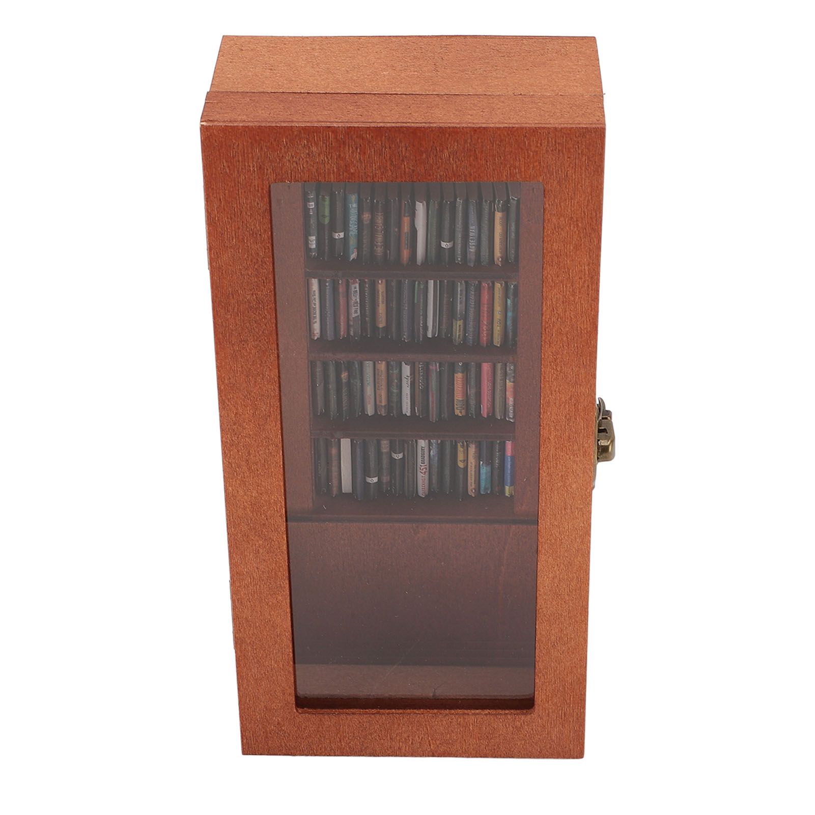 Anxiety Relief Bookshelf Wooden Novel Display Cabinet Ornament with 1 Pack view 5