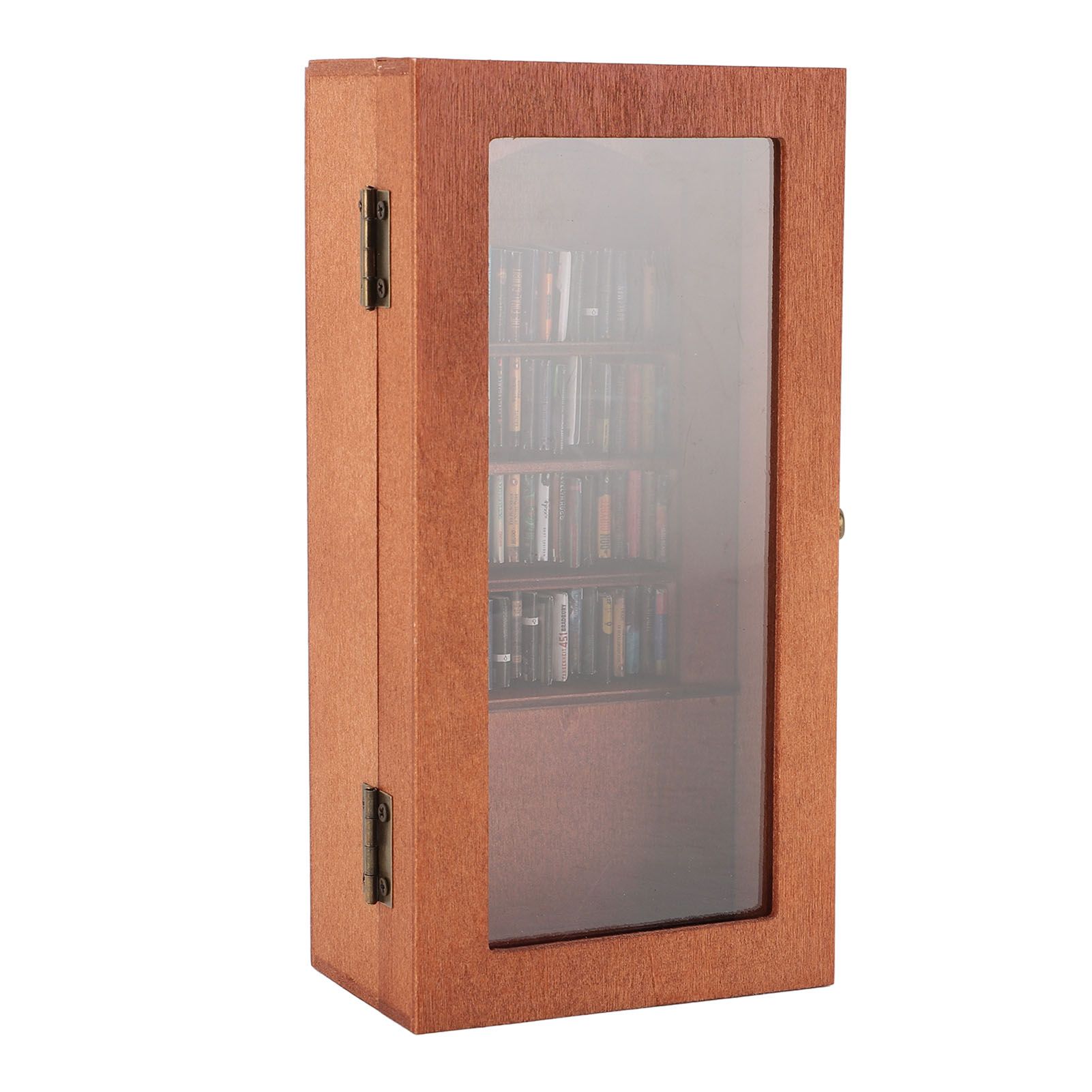 Anxiety Relief Bookshelf Wooden Novel Display Cabinet Ornament with 1 Pack view 7