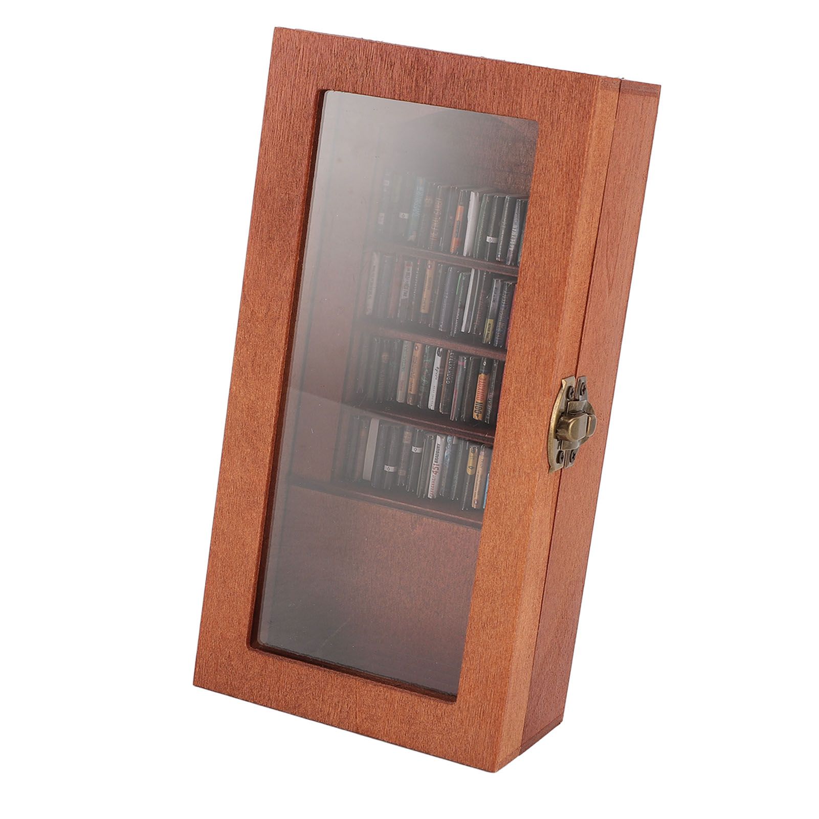 Anxiety Relief Bookshelf Wooden Novel Display Cabinet Ornament with 1 Pack view 8