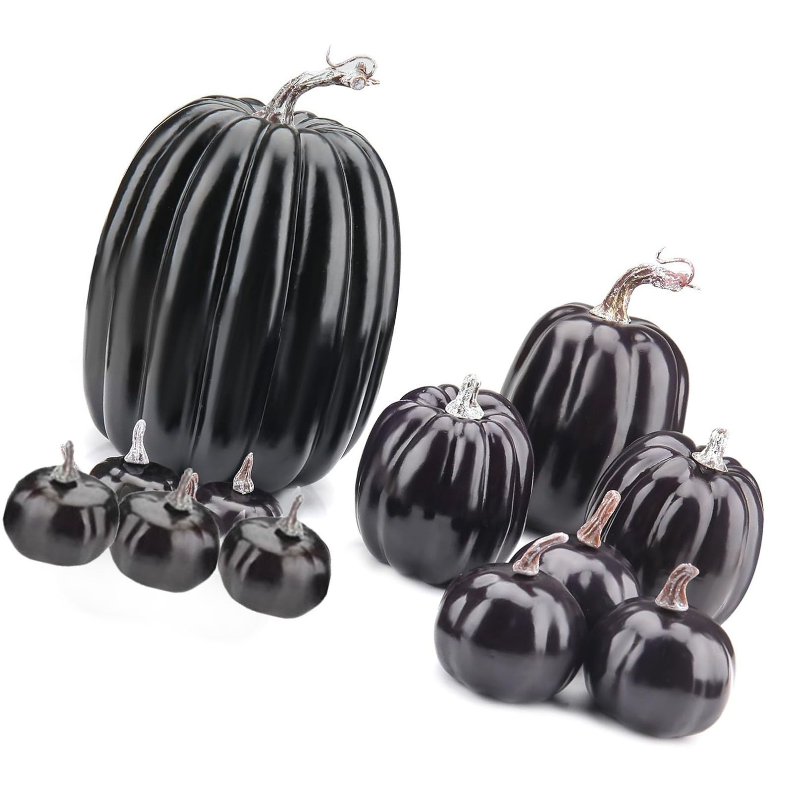 14pcs Artificial Pumpkin Black Foam Creative Lightweight Reusable Decorative view 4