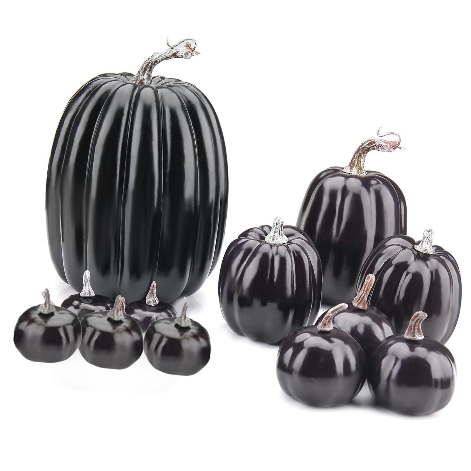 14pcs Artificial Pumpkin Black Foam Creative Lightweight Reusable Decorative view 6