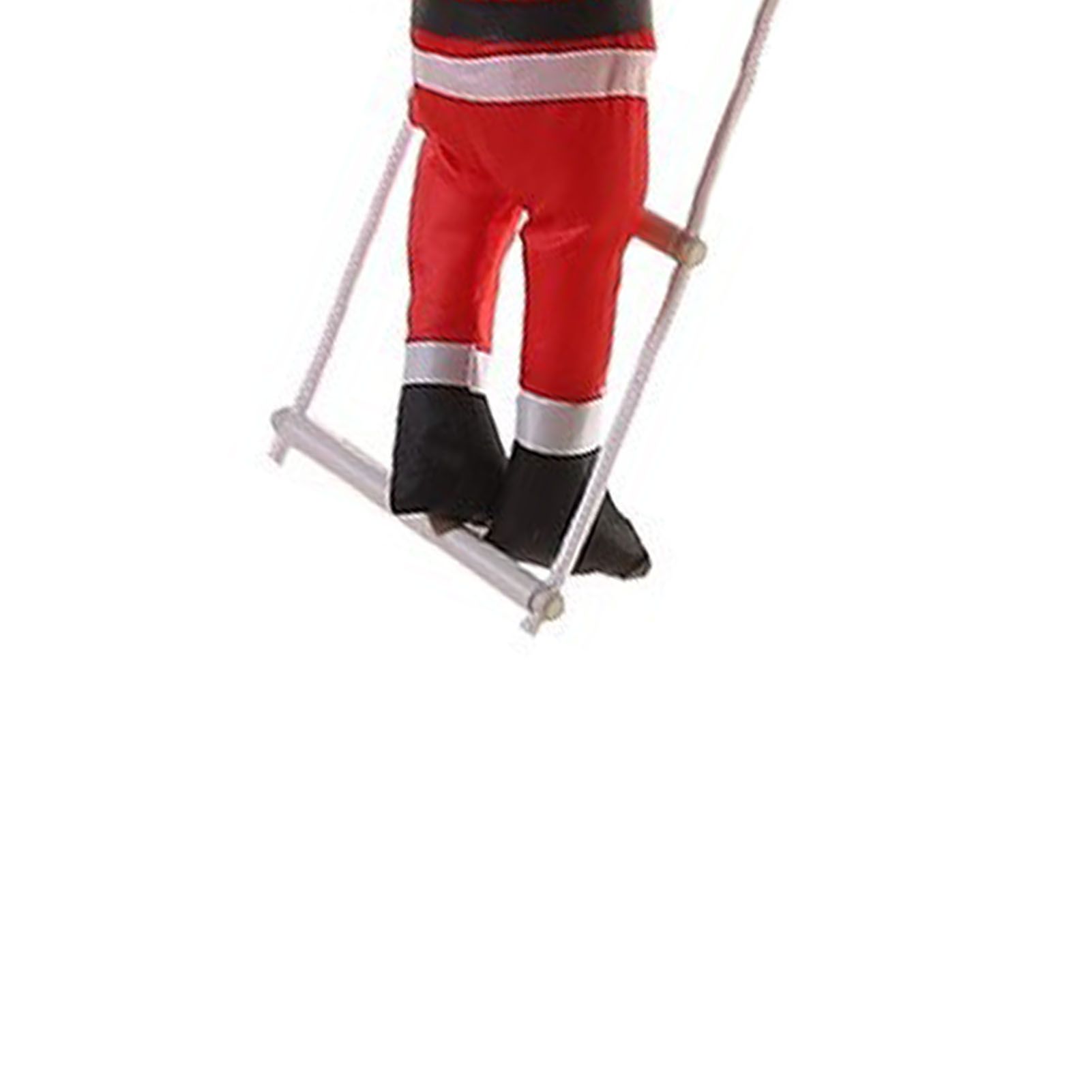 Ladder Climbing Hanging Father Xmas 9.8 Inch Xmas Tree Hanging Ornament for view 7