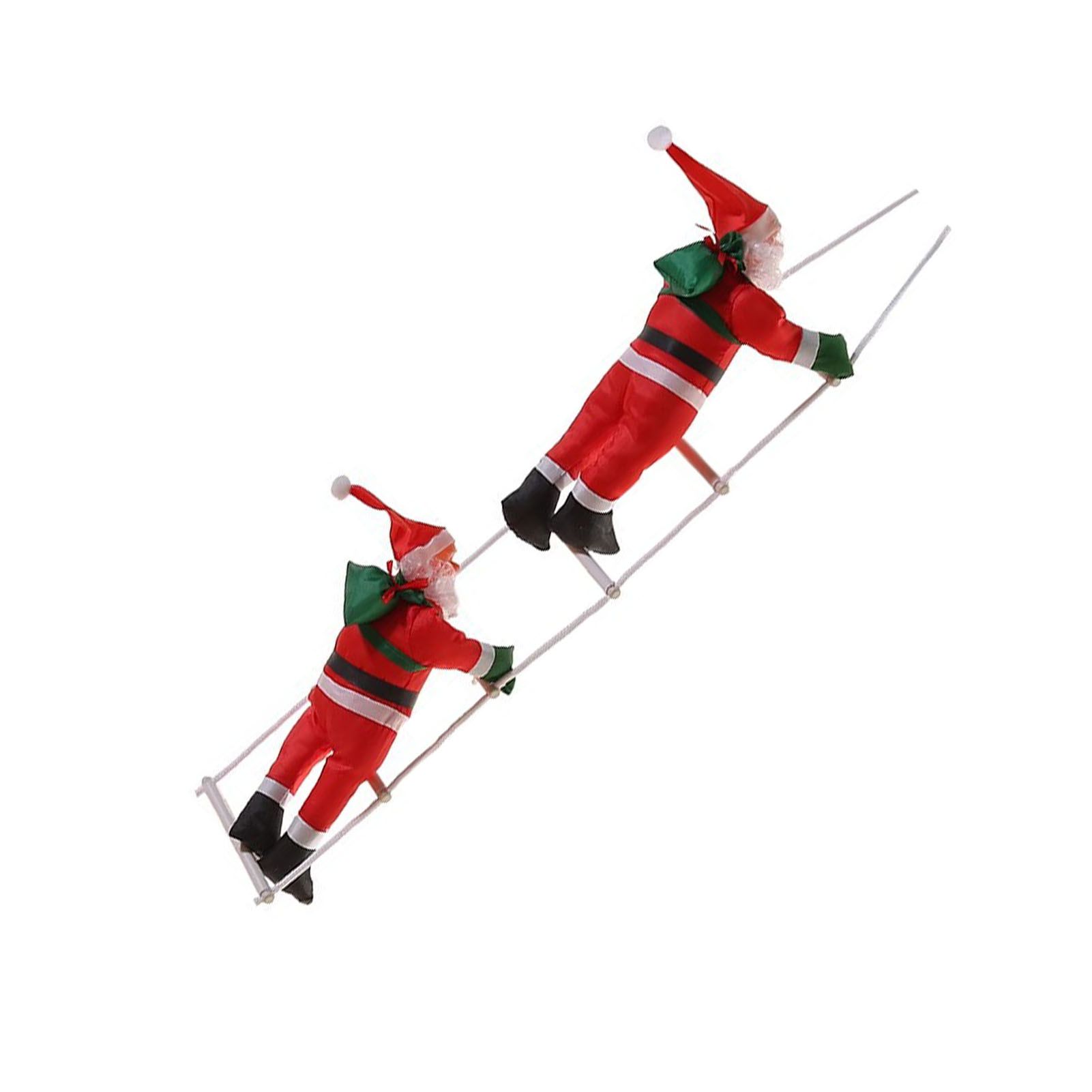 Ladder Climbing Hanging Father Xmas 9.8 Inch Xmas Tree Hanging Ornament for view 8