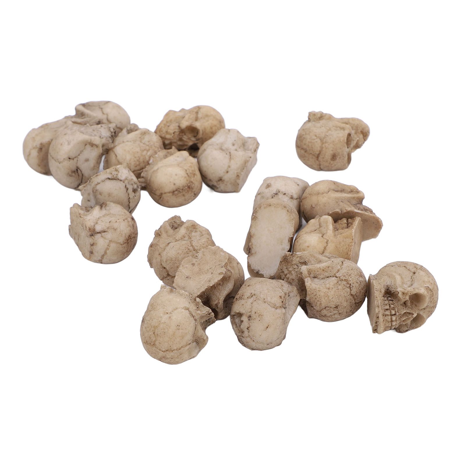 20PCS Miniature Skull Realistic Resin Reusable Miniature Skeleton Head for view 8