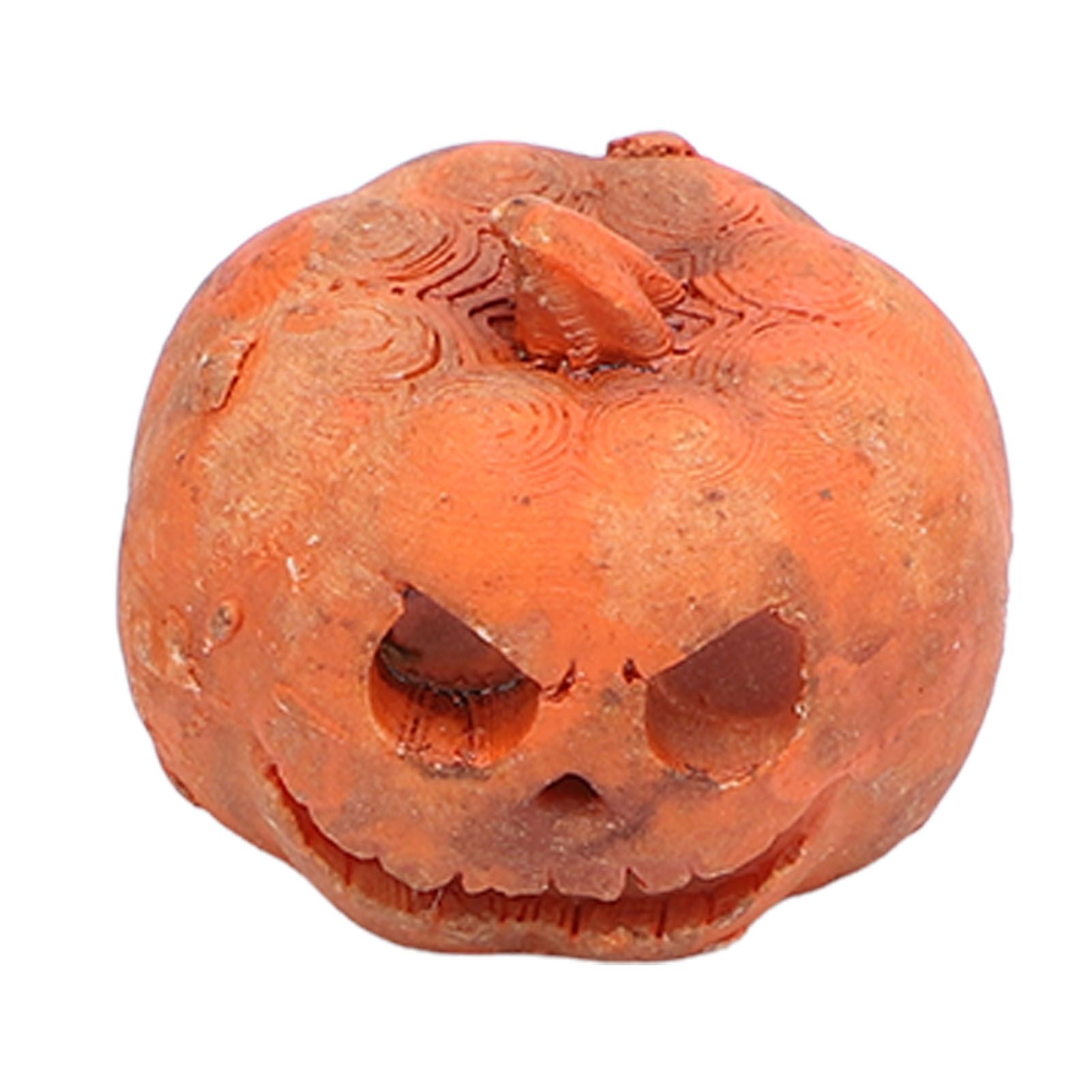 20pcs Miniature Pumpkin Figurines Mini Resin Pumpkin Ornaments Garden Grimace view 5