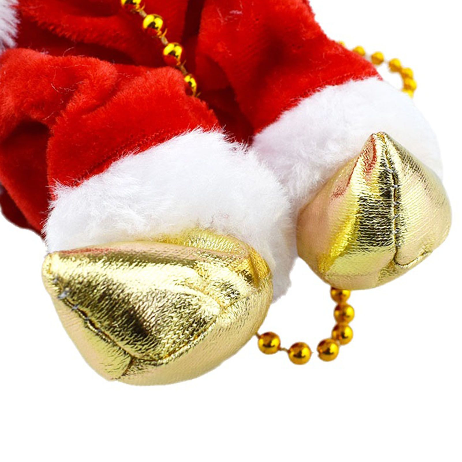 Climbing Santa Figure Lighting Plastic Xmas Santa Hanging Toy Decoration for view 2