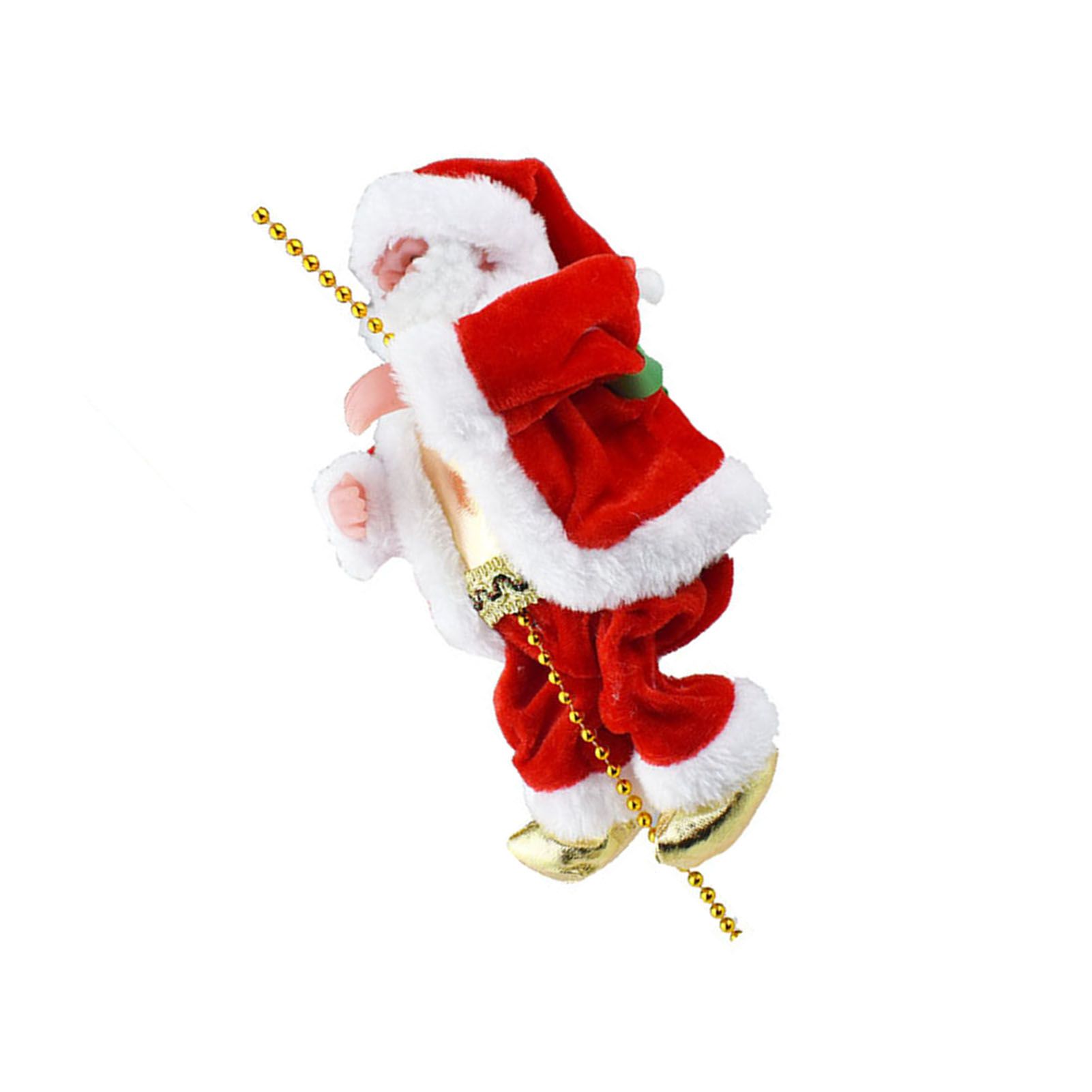 Climbing Santa Figure Lighting Plastic Xmas Santa Hanging Toy Decoration for view 4