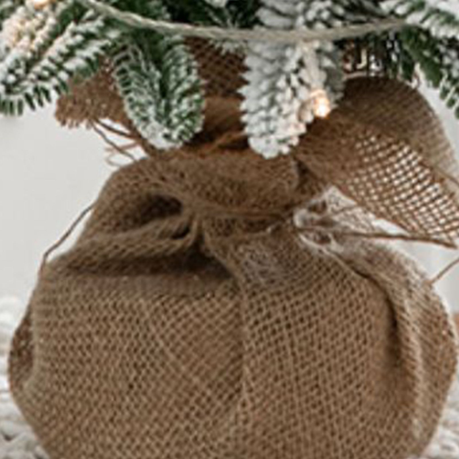 45cm Xmas Tree Snow Tree Snow Flocked Xmas Tree with Snow Cedar and Snowflakes view 7