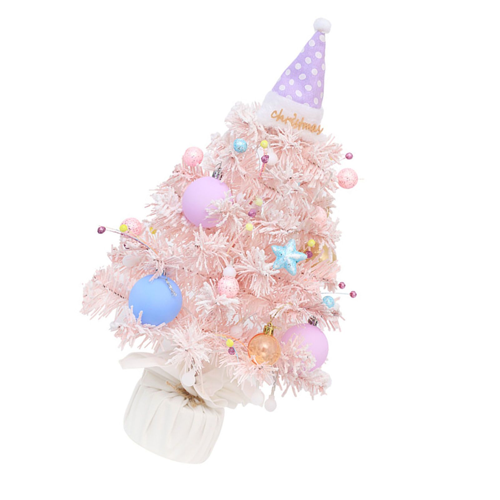 Xmas Tree Music Box Mini Desktop Rotating Decorative Ornament for Family Friends view 4