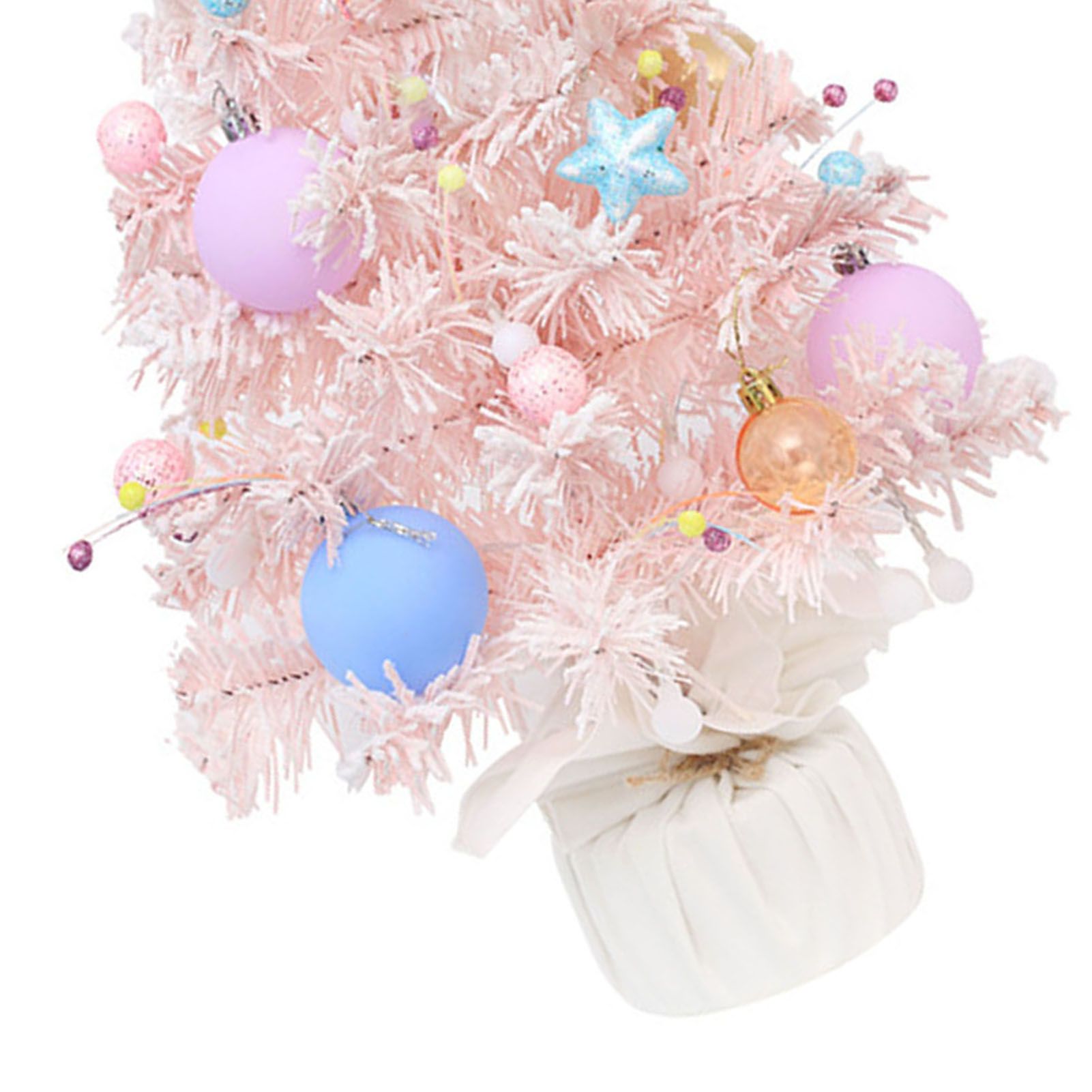 Xmas Tree Music Box Mini Desktop Rotating Decorative Ornament for Family Friends view 7