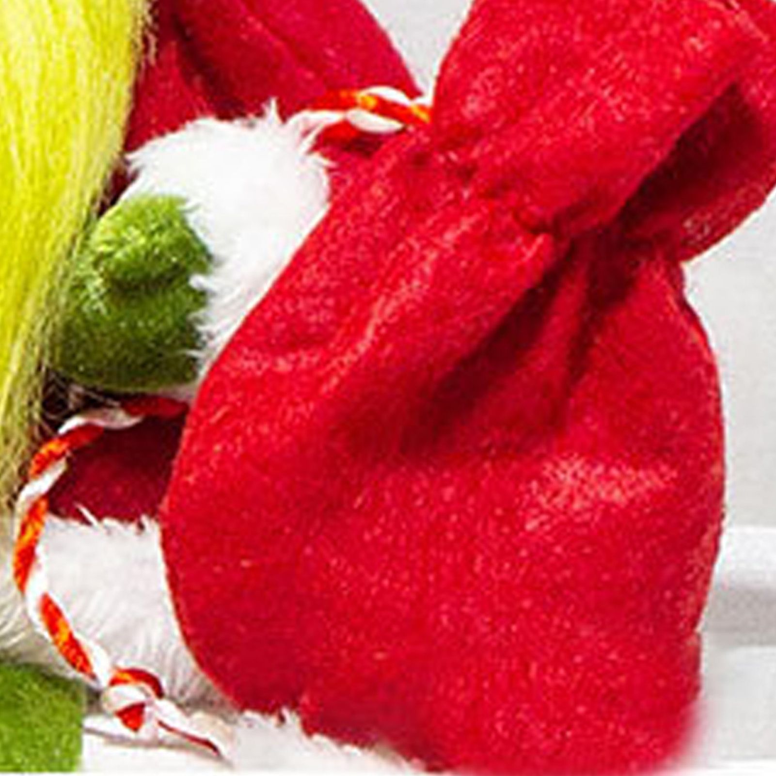 2PCS Santa Doll Ornaments Faceless Hatted Cloth Dolls for Couple Presents view 2