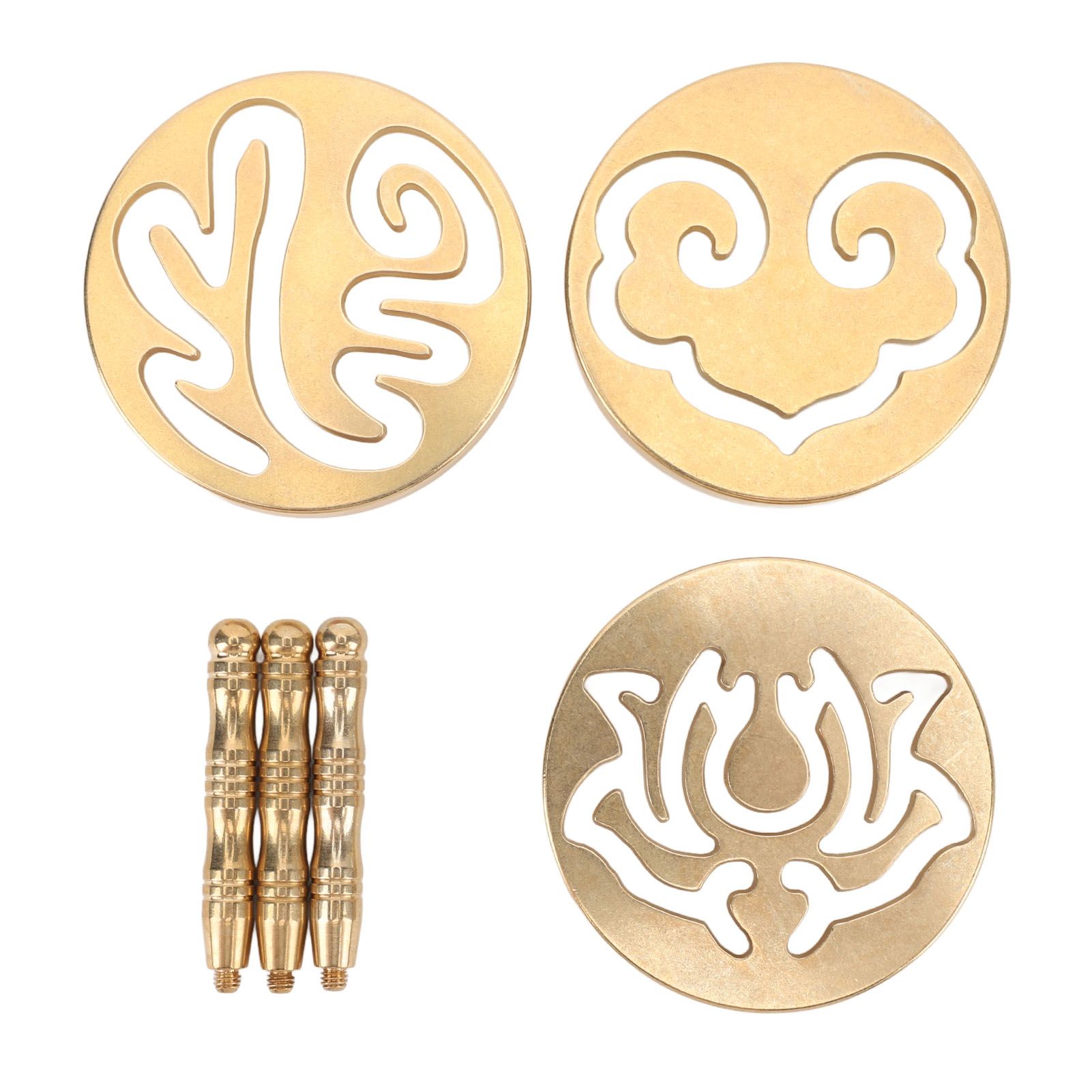 3pcs Incense Press Tool Brass Incense Shaping Tool for Yoga Meditation Home