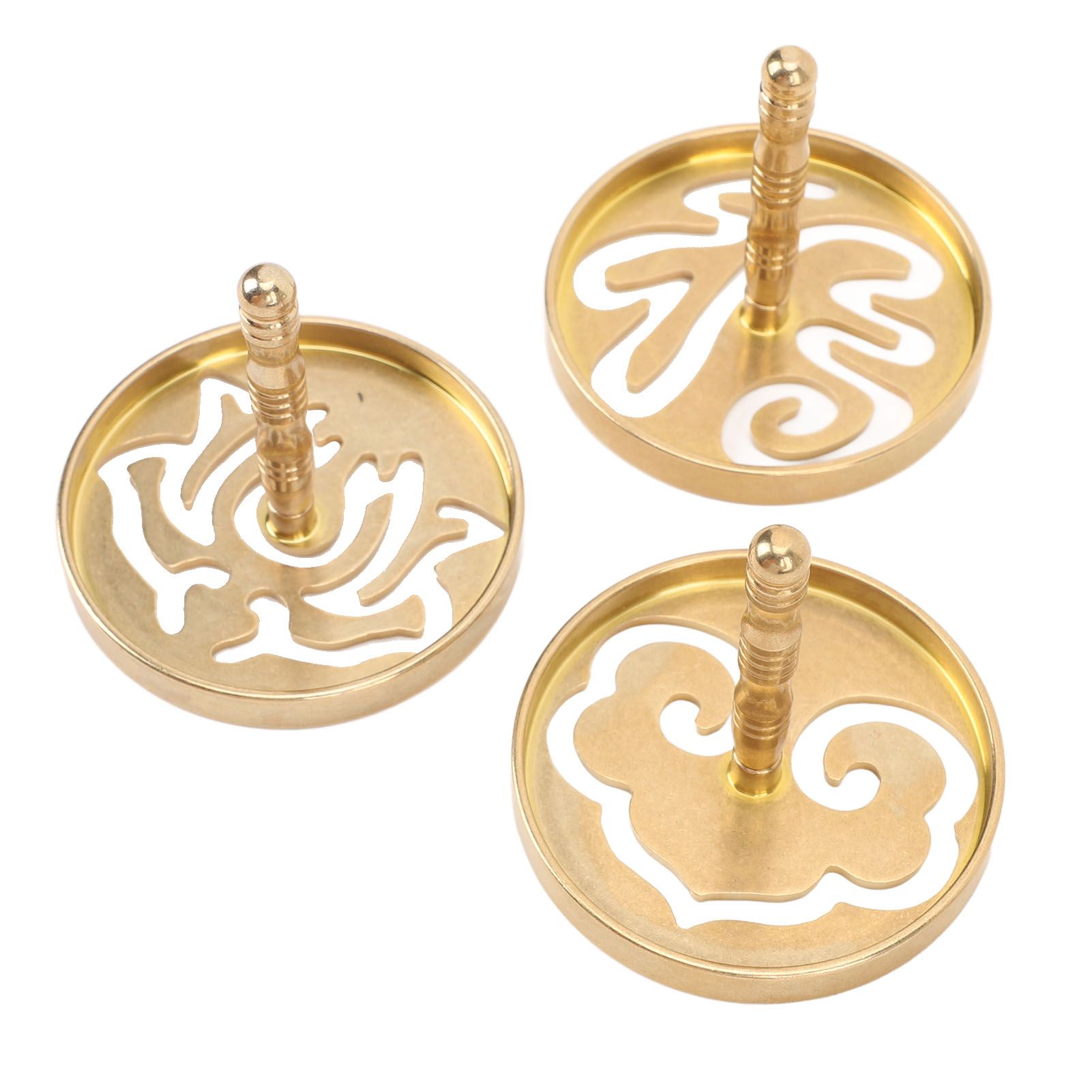 3pcs Incense Press Tool Brass Incense Shaping Tool for Yoga Meditation Home view 8
