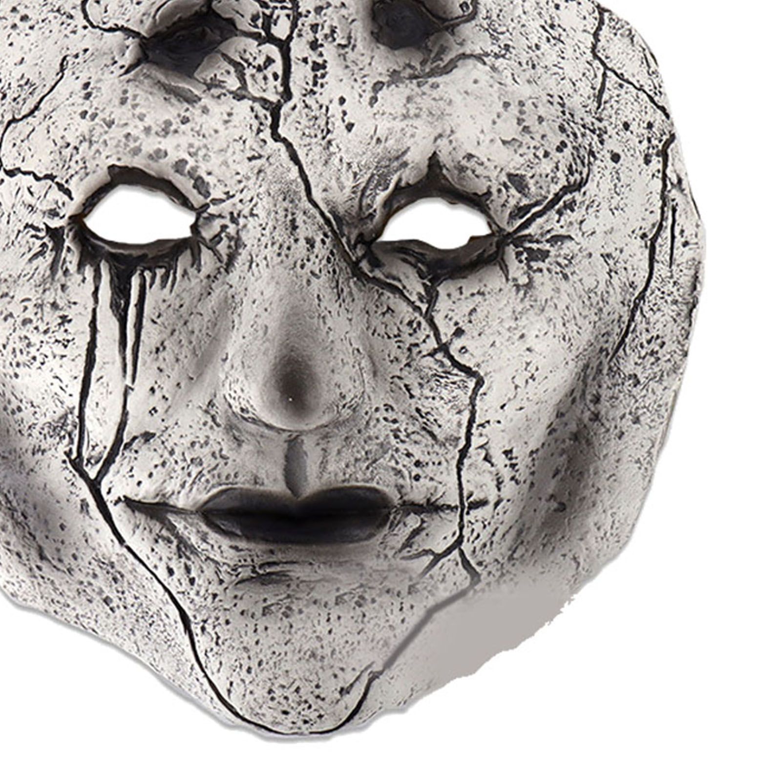 Cosplay Face Cover Half Face Latex Scary Cosplay Headgear for Party Game view 2