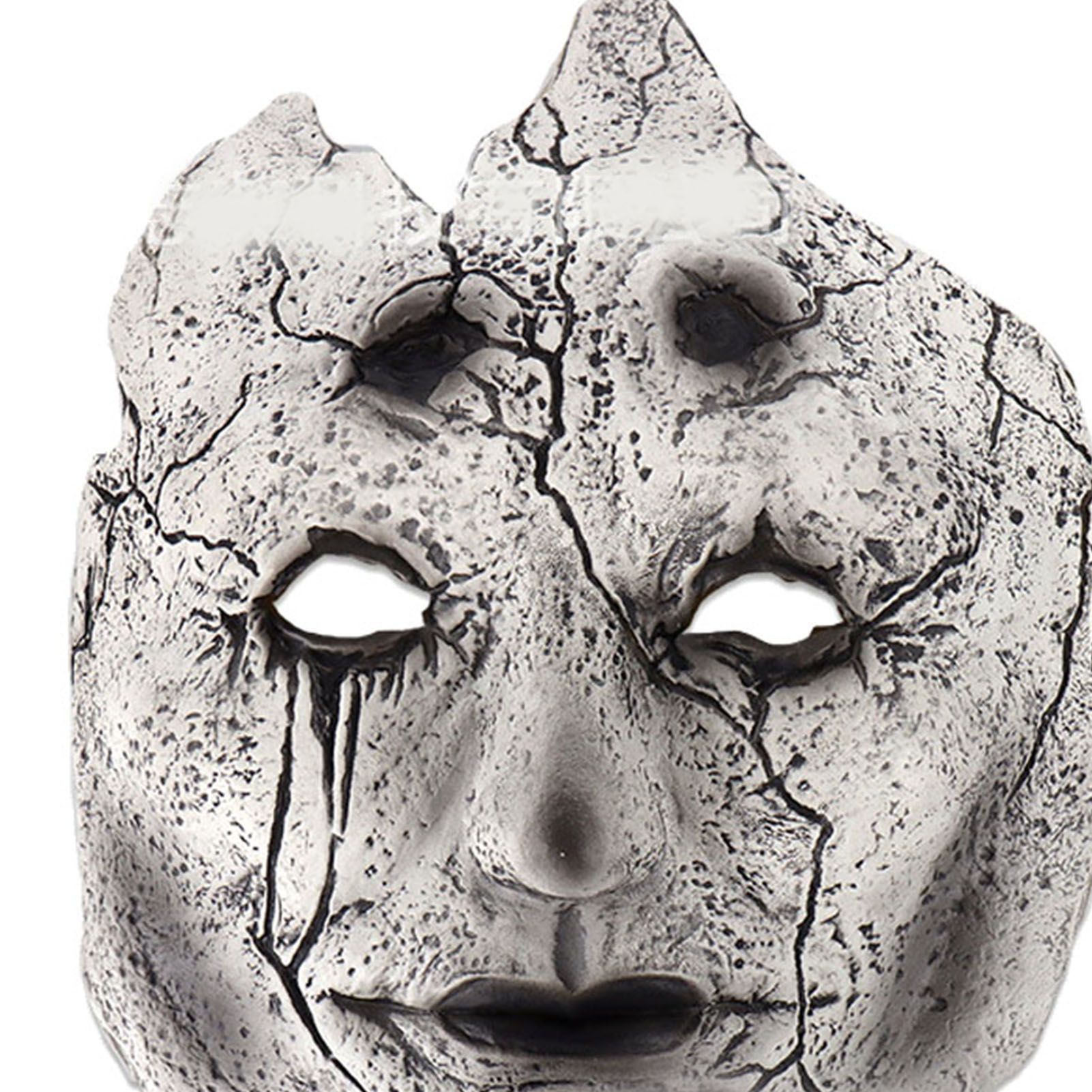 Cosplay Face Cover Half Face Latex Scary Cosplay Headgear for Party Game view 5