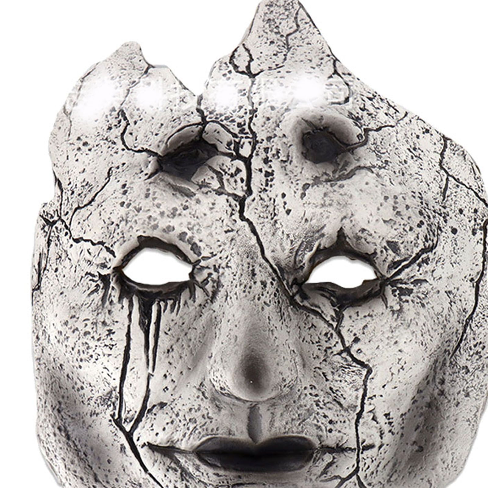 Cosplay Face Cover Half Face Latex Scary Cosplay Headgear for Party Game view 7
