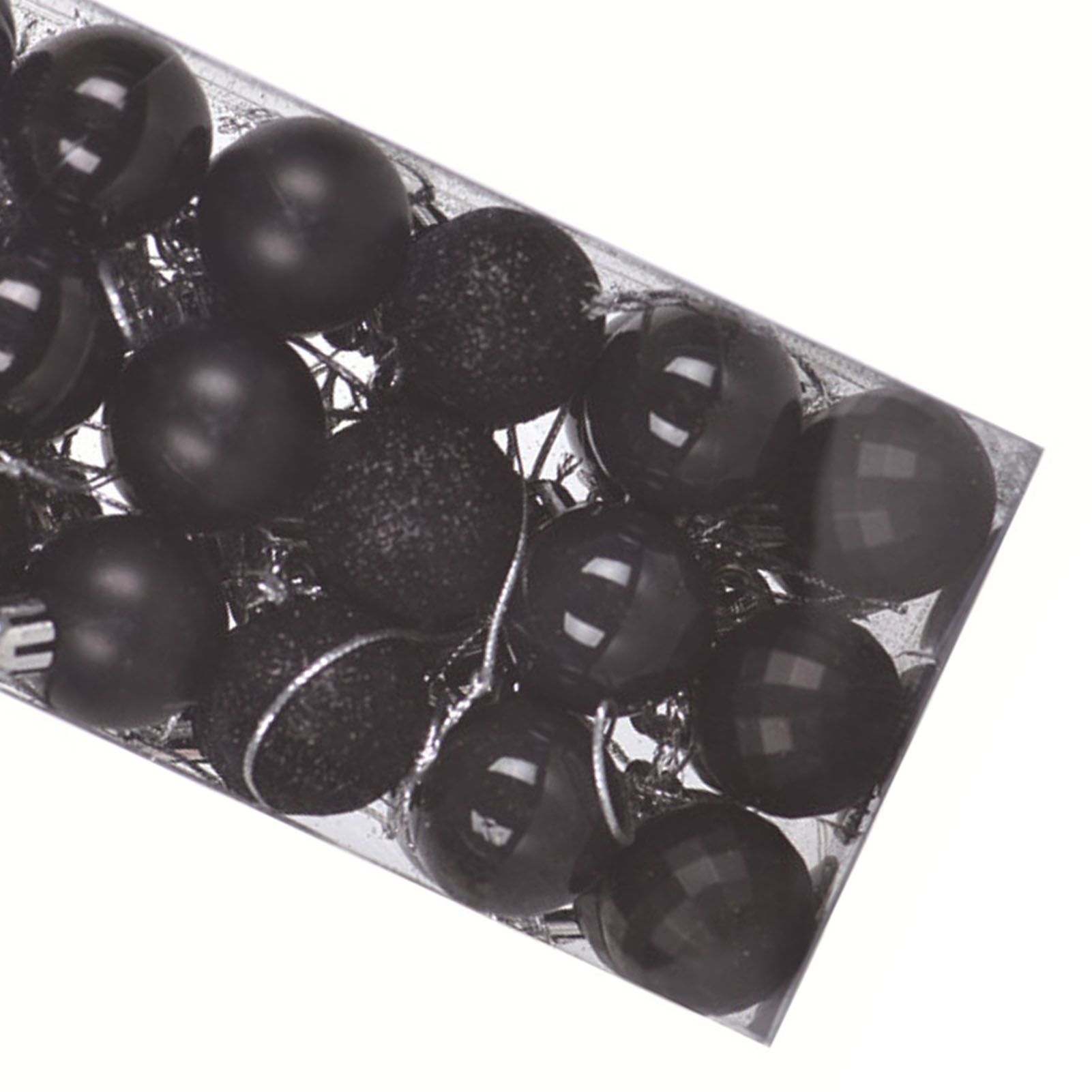36pcs Ball Ornaments Set Decorative Plastic Glitter Hanging Ball Decoration view 5