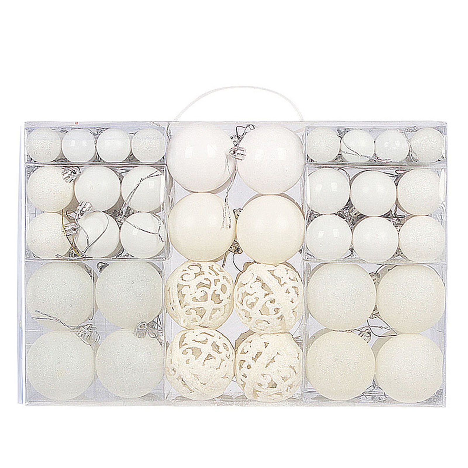 100pcs Xmas Ball Ornaments Xmas Tree Decorations Hanging Balls for Xmas Tree view 3