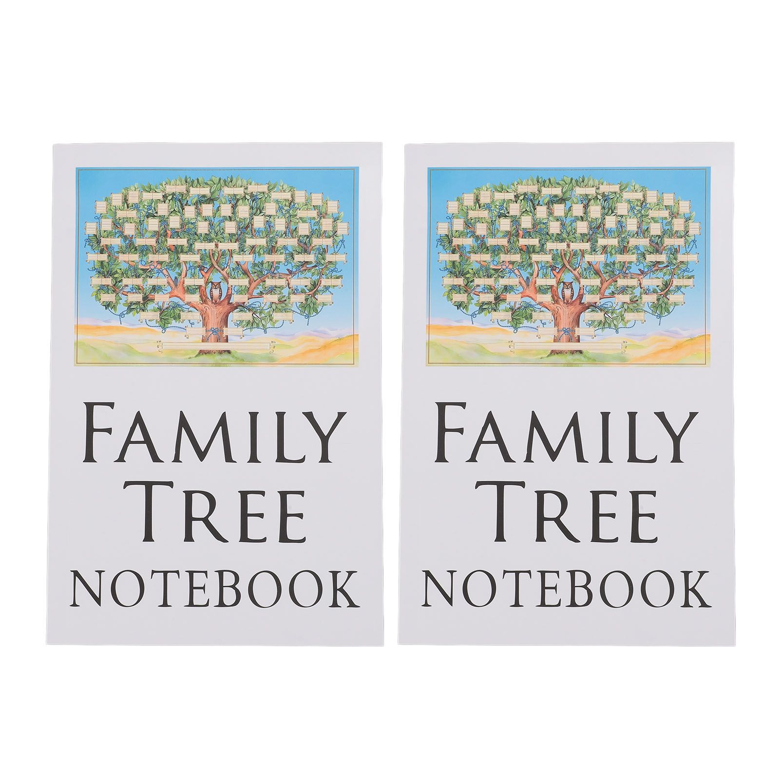 2pcs Family Tree Notebook for Further Family Research Record Book Student view 3