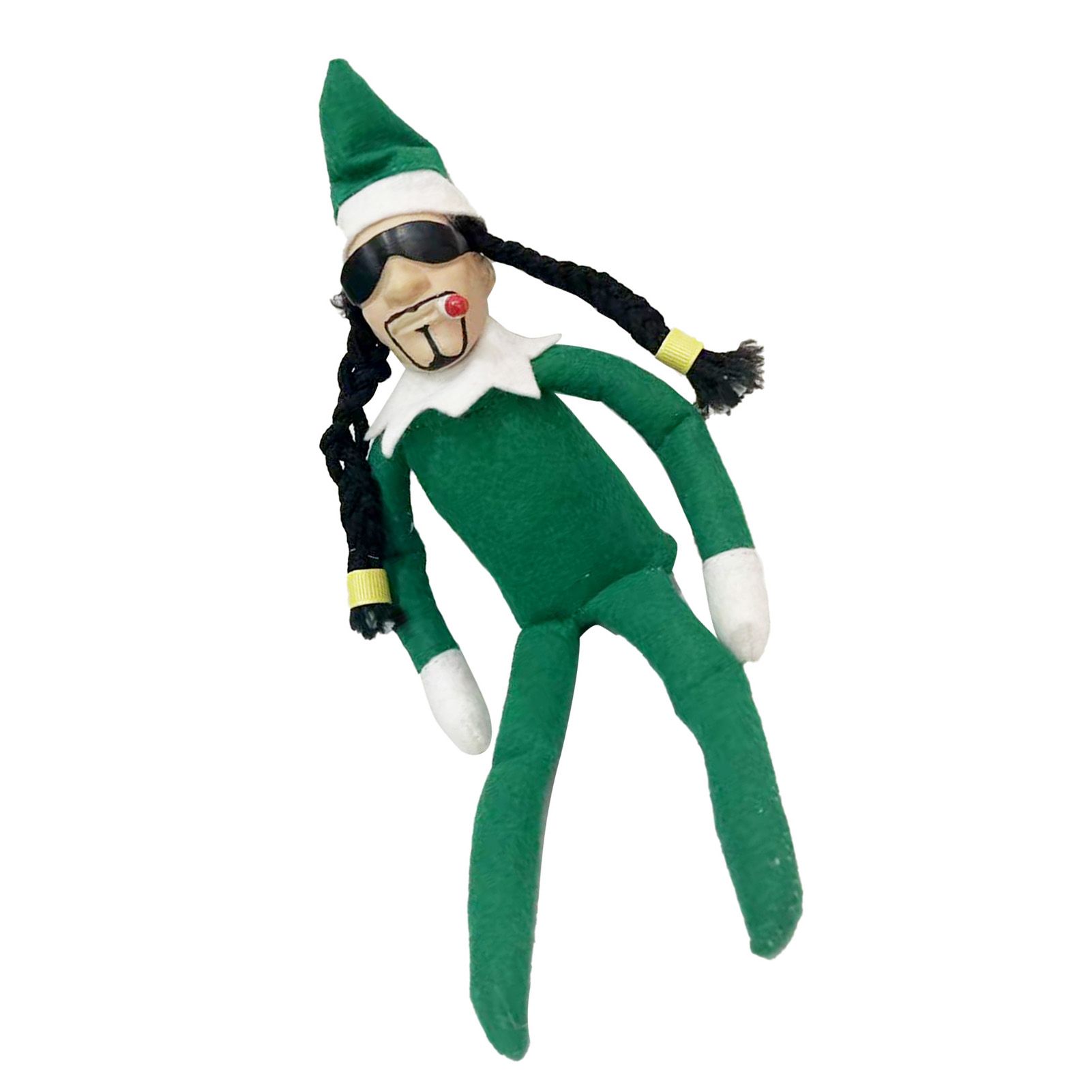 Xmas Elf Hand Made Resin Non Woven Fabric Holiday Elf Doll for Festival Home view 6