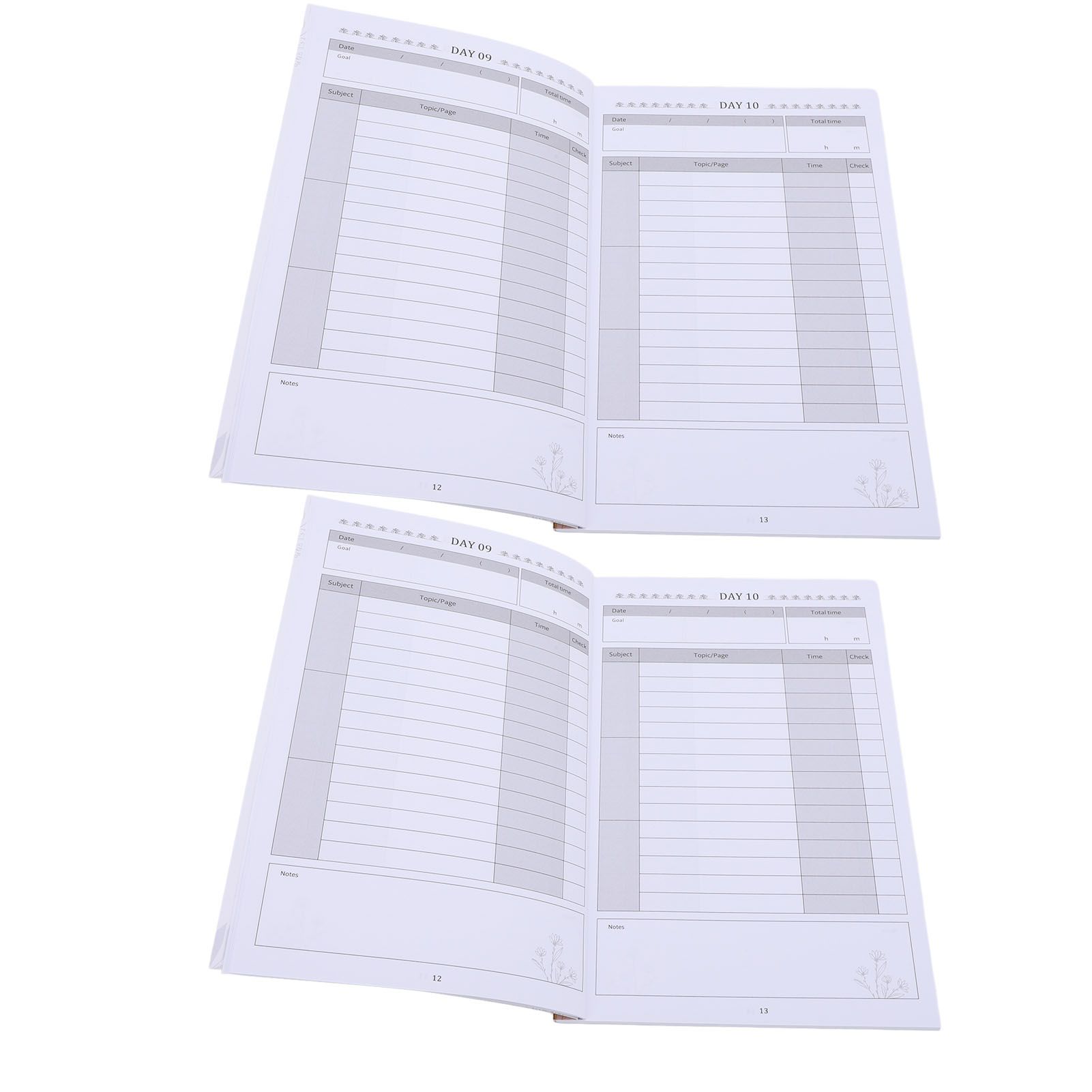 2pcs Notebook 30 Pages Double Sided Horizontal Ruled Journal Notebook for view 8