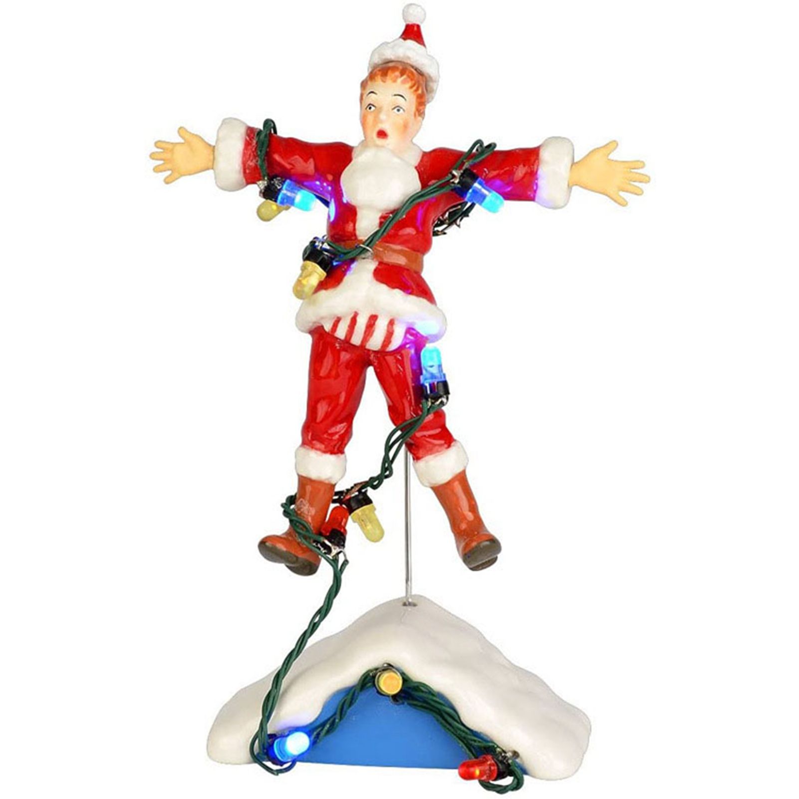 Xmas Doll Figurine Ornament Cute Look Resin Exquisite Craft Enhanced Ambience view 3