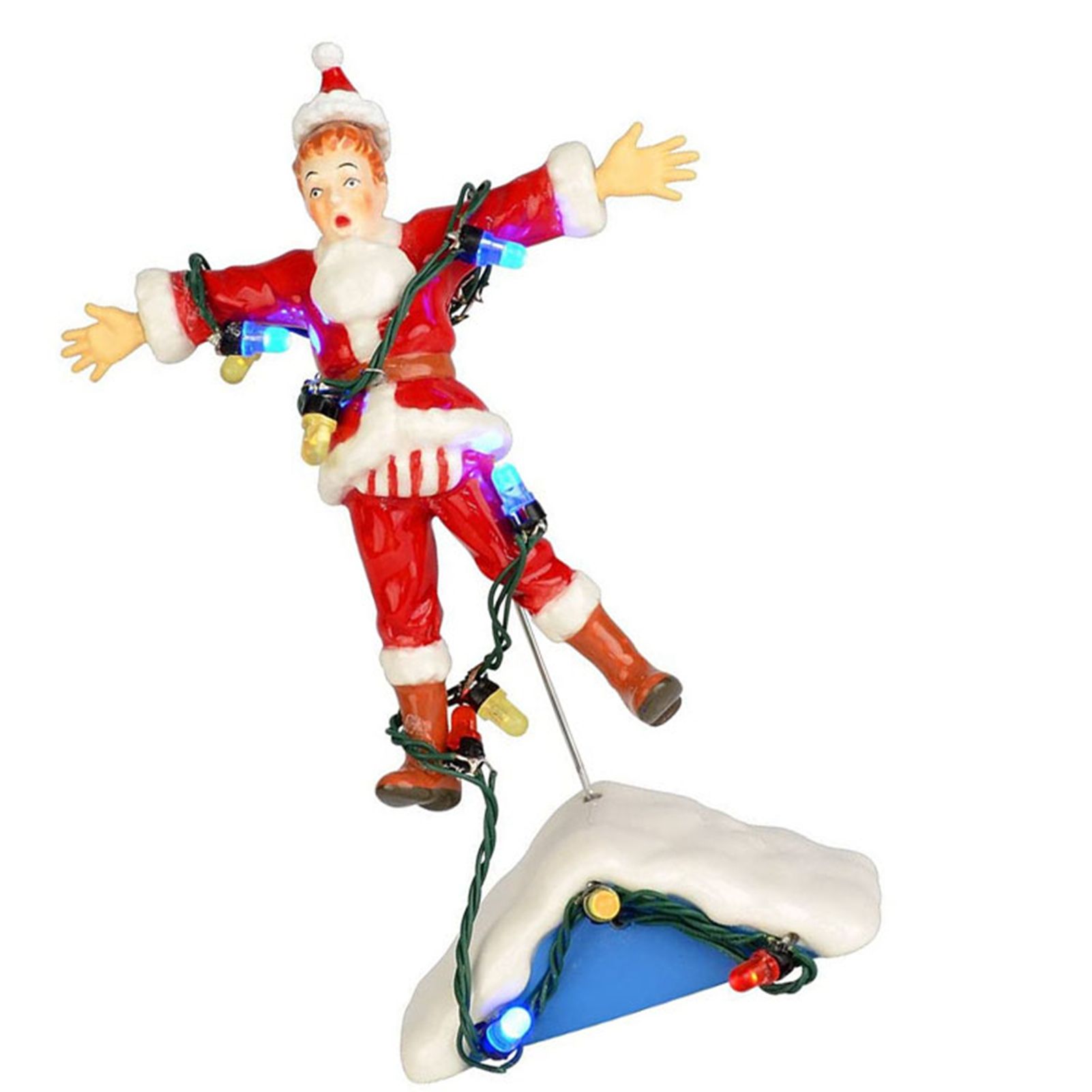 Xmas Doll Figurine Ornament Cute Look Resin Exquisite Craft Enhanced Ambience view 4