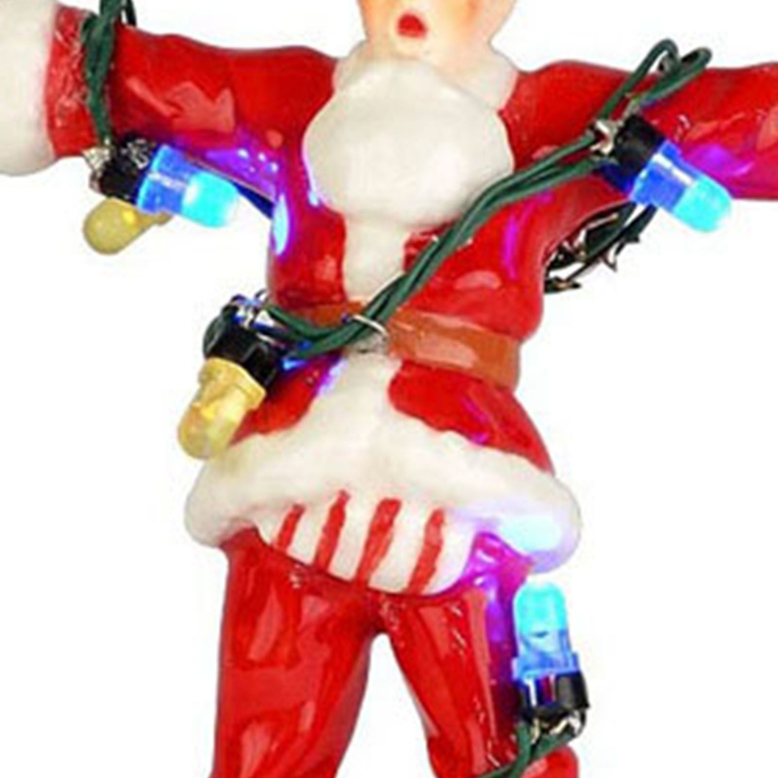 Xmas Doll Figurine Ornament Cute Look Resin Exquisite Craft Enhanced Ambience view 9