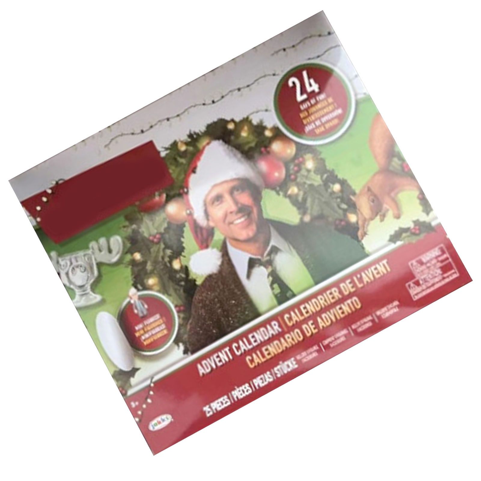 Holiday Advent Calendar PVC Various 2024 Xmas Advent Countdown Calendar for Home