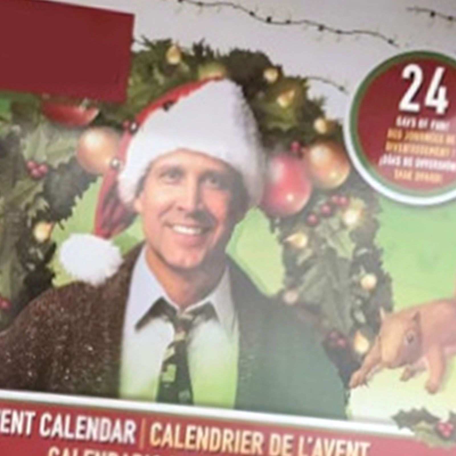 Holiday Advent Calendar PVC Various 2024 Xmas Advent Countdown Calendar for Home view 2